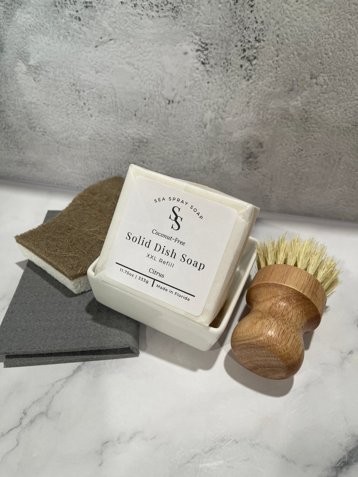 Coconut-Free Dish Soap Gift Set - Sea Spray Soap