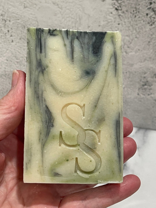 Coconut-Free Charcoal Clay Soap Bar - Charcoal & Clay Clarifying - Sea Spray Soap