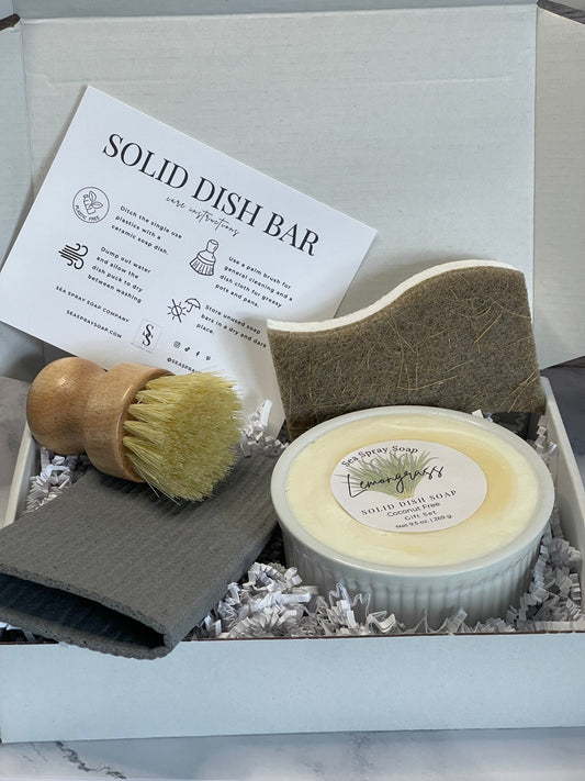 Coconut - Free Dish Soap Gift Set - Sea Spray Soap