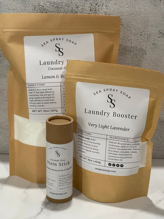 Coconut-Free Laundry Starter Kit - Sea Spray Soap