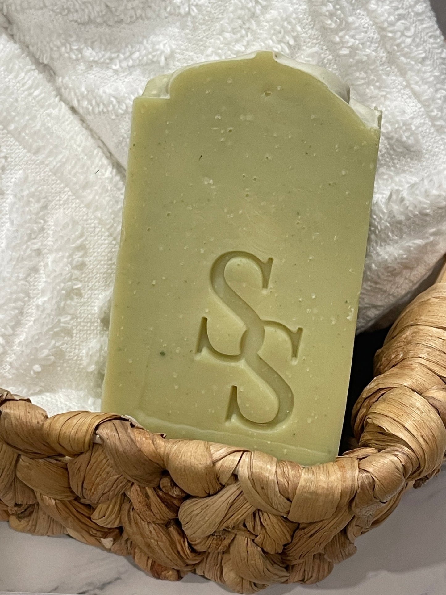 Coconut-Free Lemongrass Eucalyptus Soap Bar - Sea Spray Soap