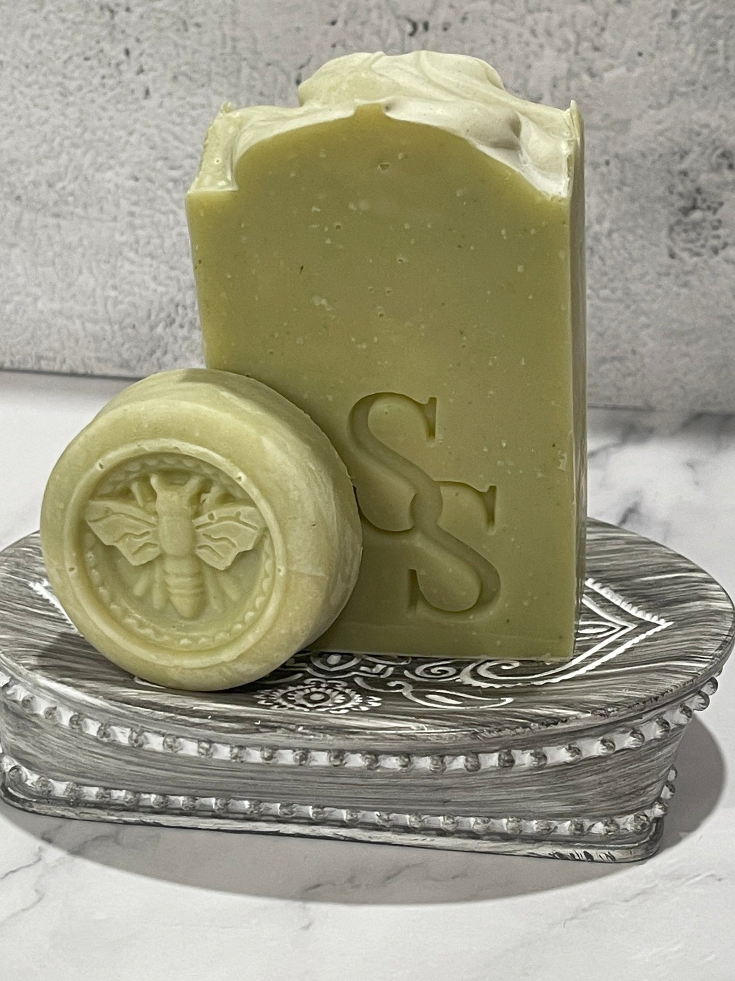 Coconut-Free Lemongrass Eucalyptus Soap Bar - Sea Spray Soap