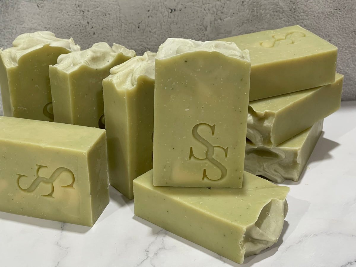 Coconut-Free Lemongrass Eucalyptus Soap Bar - Sea Spray Soap