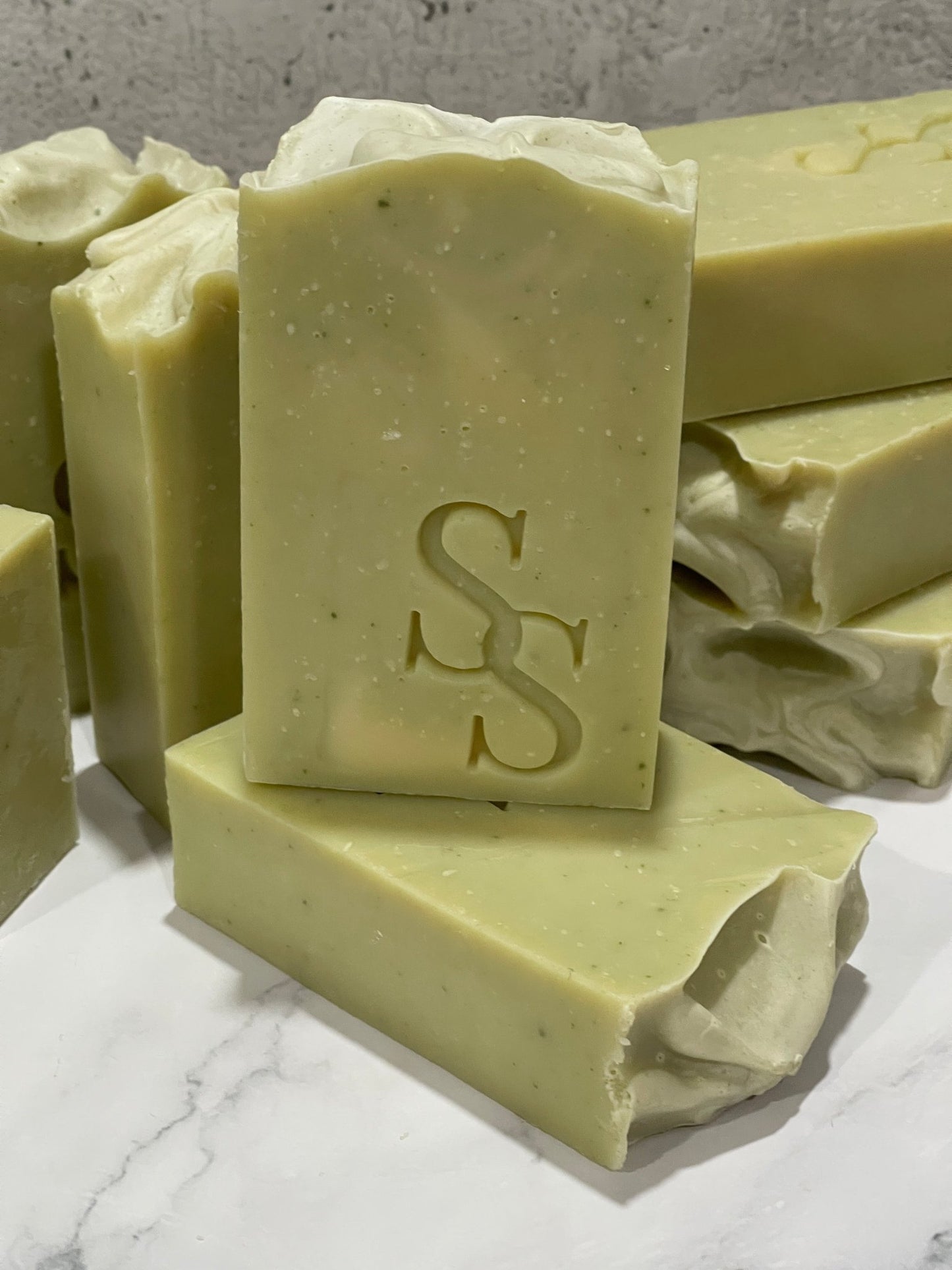 Coconut-Free Lemongrass Eucalyptus Soap Bar - Sea Spray Soap