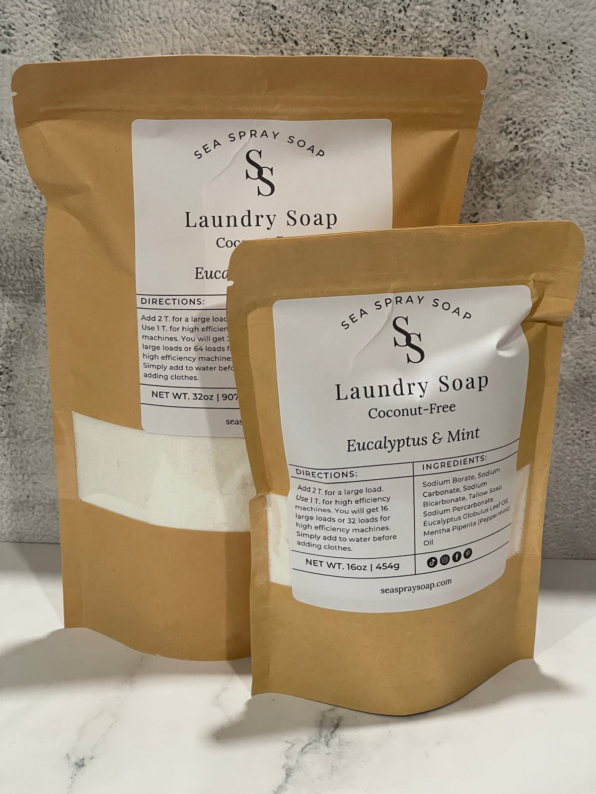 Coconut-Free Natural Laundry Soap - Sea Spray Soap