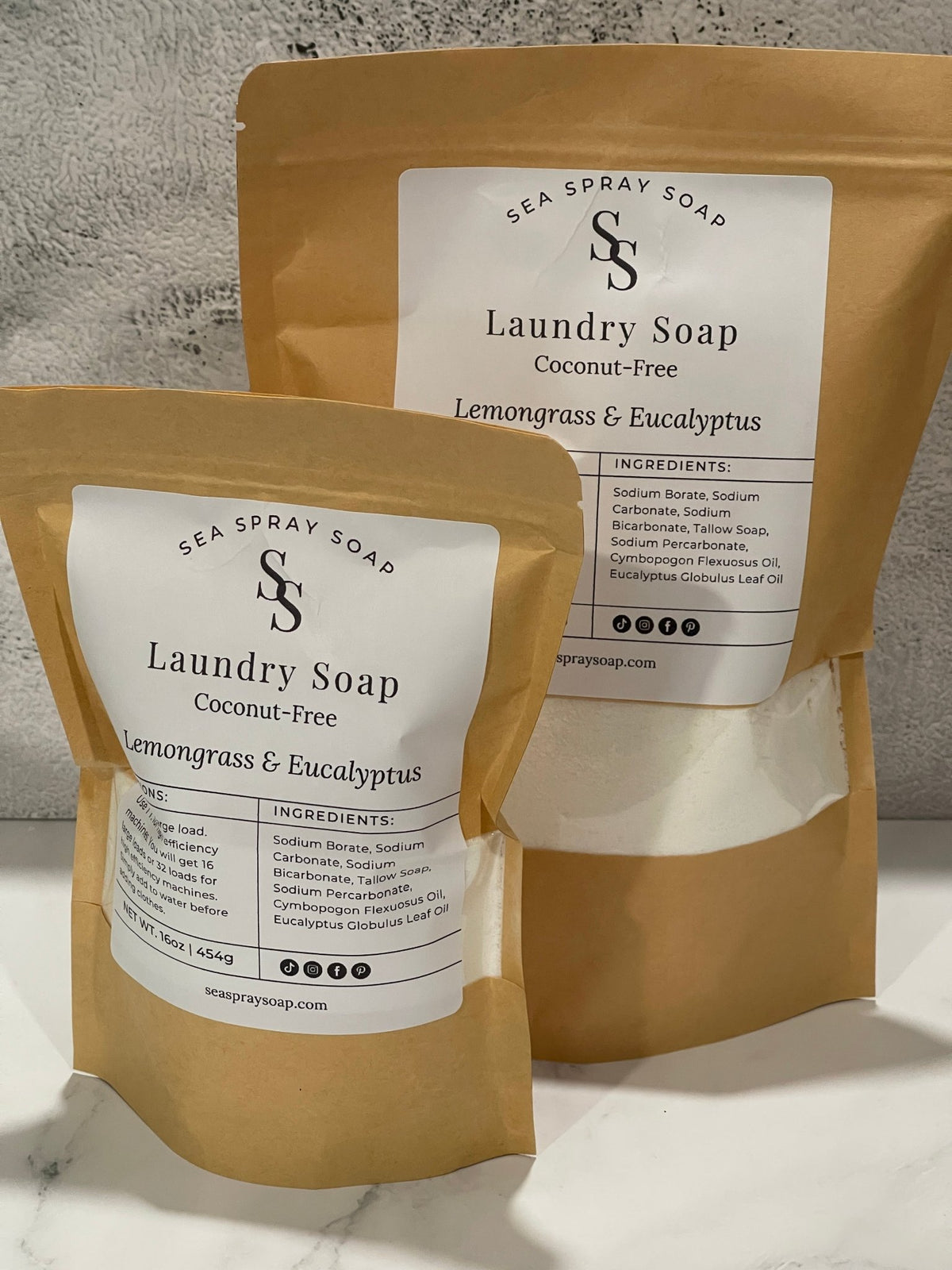 Coconut-Free Natural Laundry Soap - Sea Spray Soap