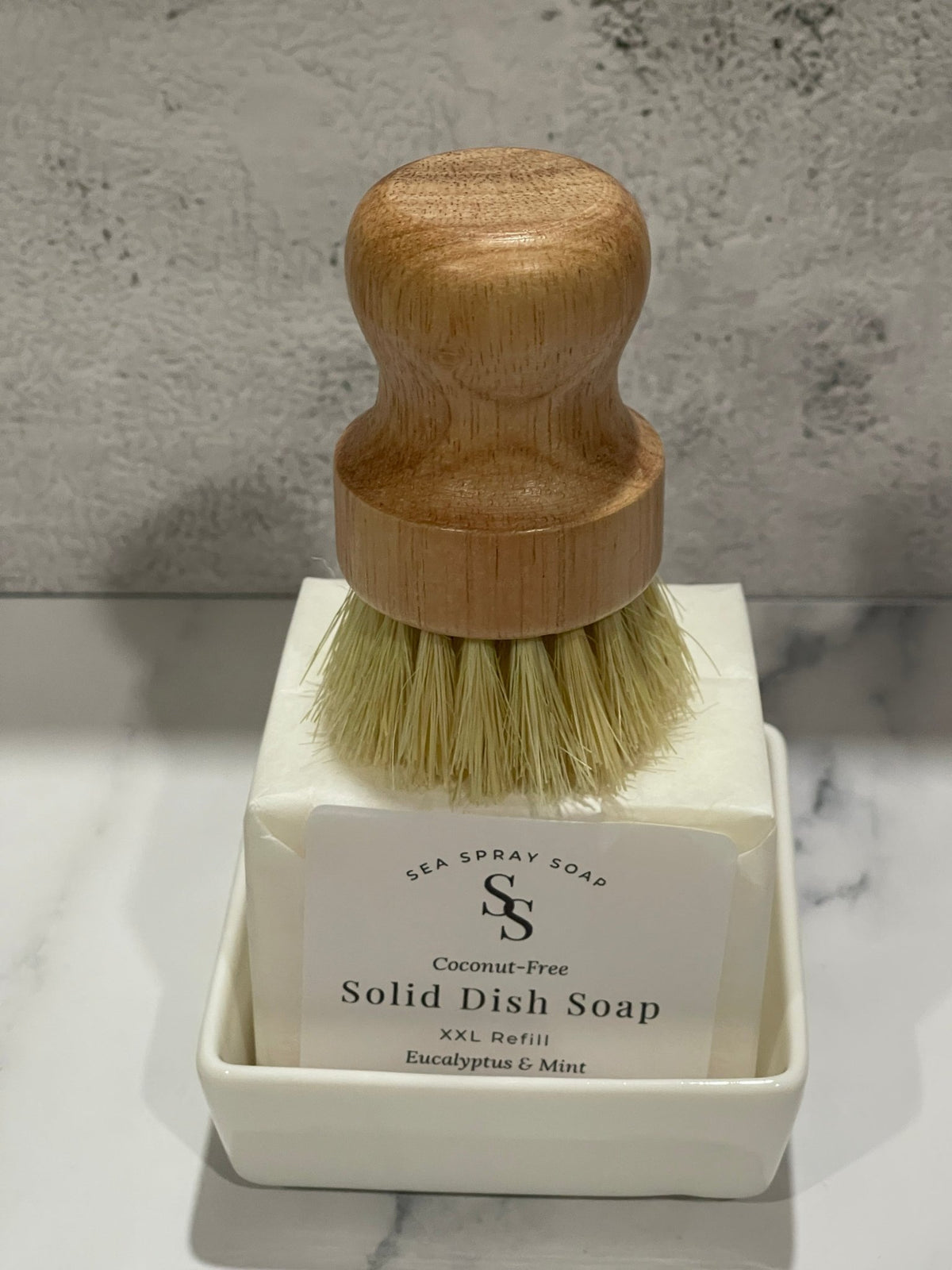 Coconut-Free XXL Solid Dish Soap Starter Set (11.75oz) - Sea Spray Soap