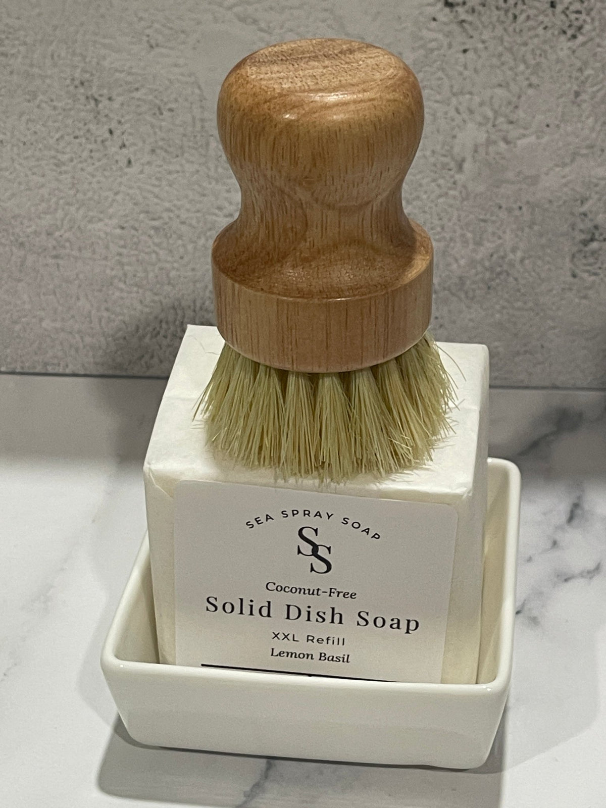 Coconut-Free XXL Solid Dish Soap Starter Set (11.75oz) - Sea Spray Soap