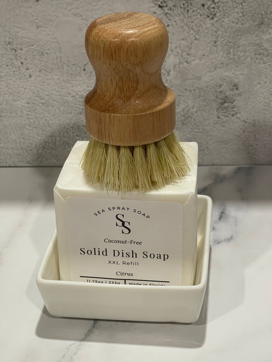 Coconut-Free XXL Solid Dish Soap Starter Set (11.75oz) - Sea Spray Soap