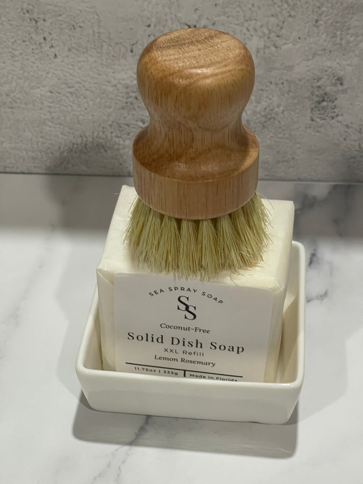 Coconut-Free XXL Solid Dish Soap Starter Set (11.75oz) - Sea Spray Soap