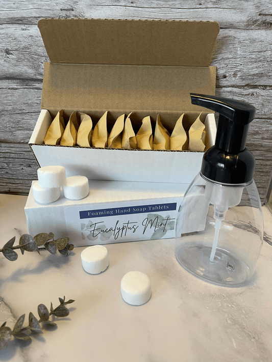 Eucalyptus Foaming Hand Soap Tablet Starter Set - Sea Spray Soap