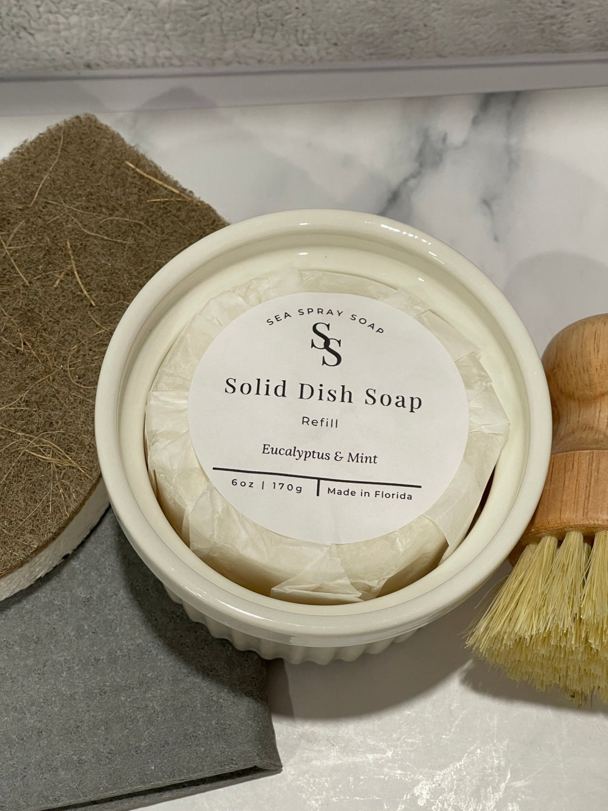 Coconut-Free Dish Soap Gift Set - Sea Spray Soap