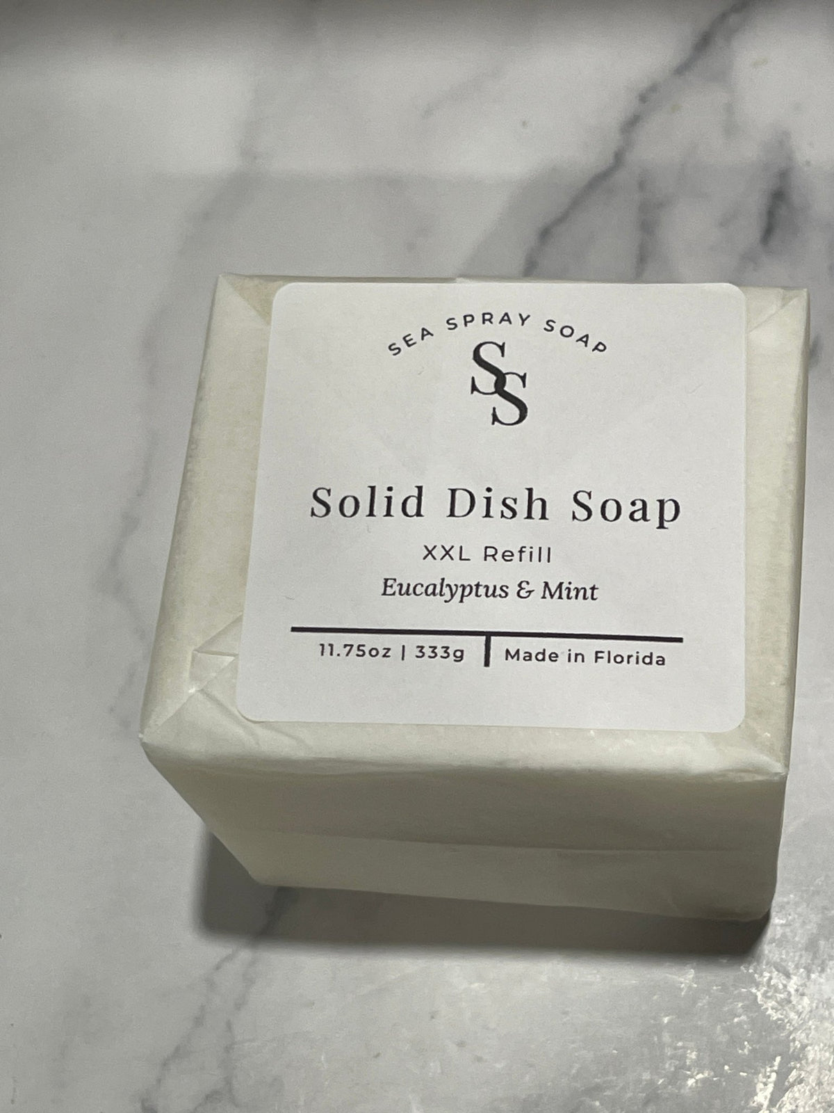 XXL Solid Dish Soap Bar - Sea Spray Soap
