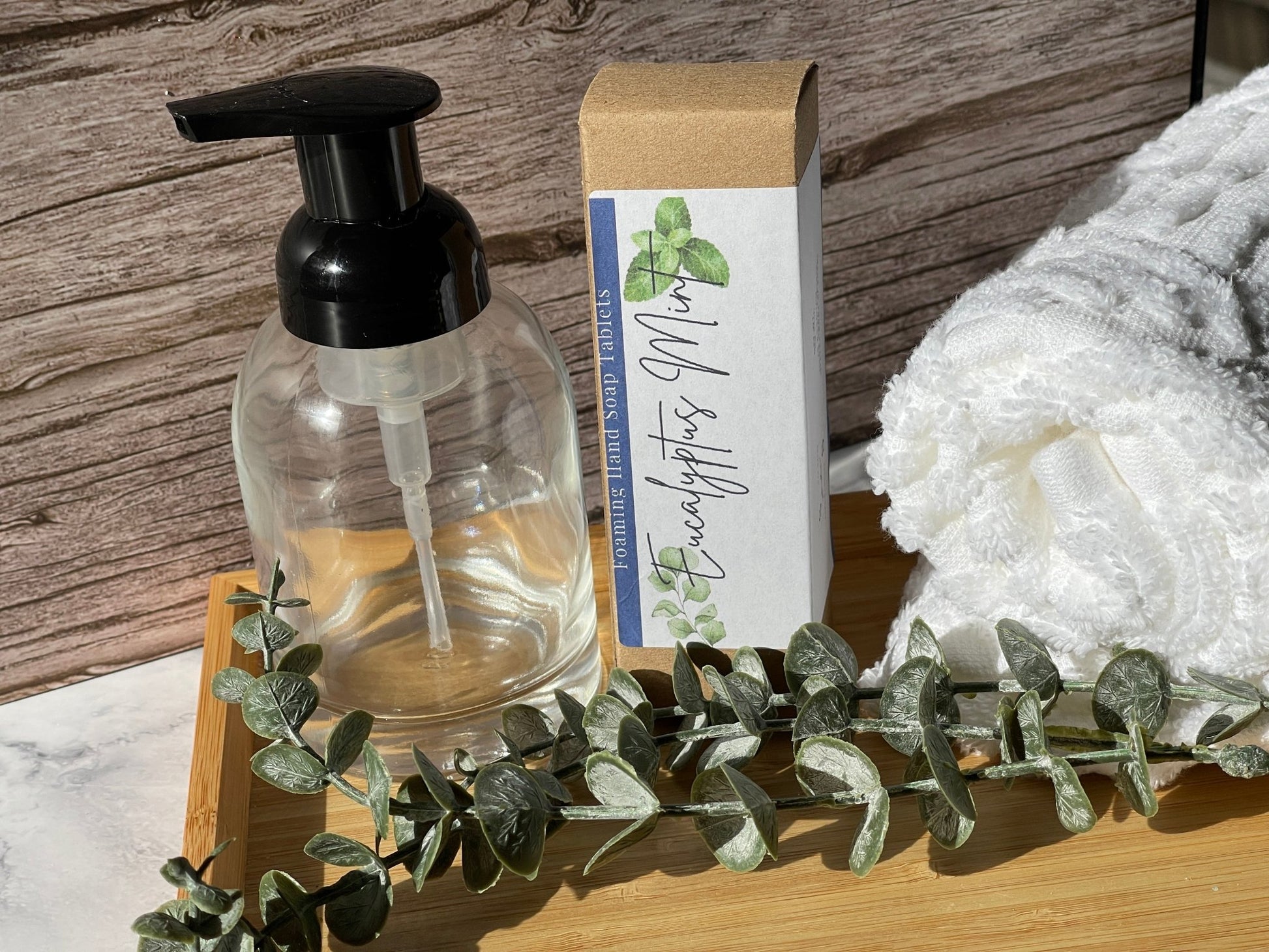 Foaming Hand Soap Tablet Starter Set - Sea Spray Soap