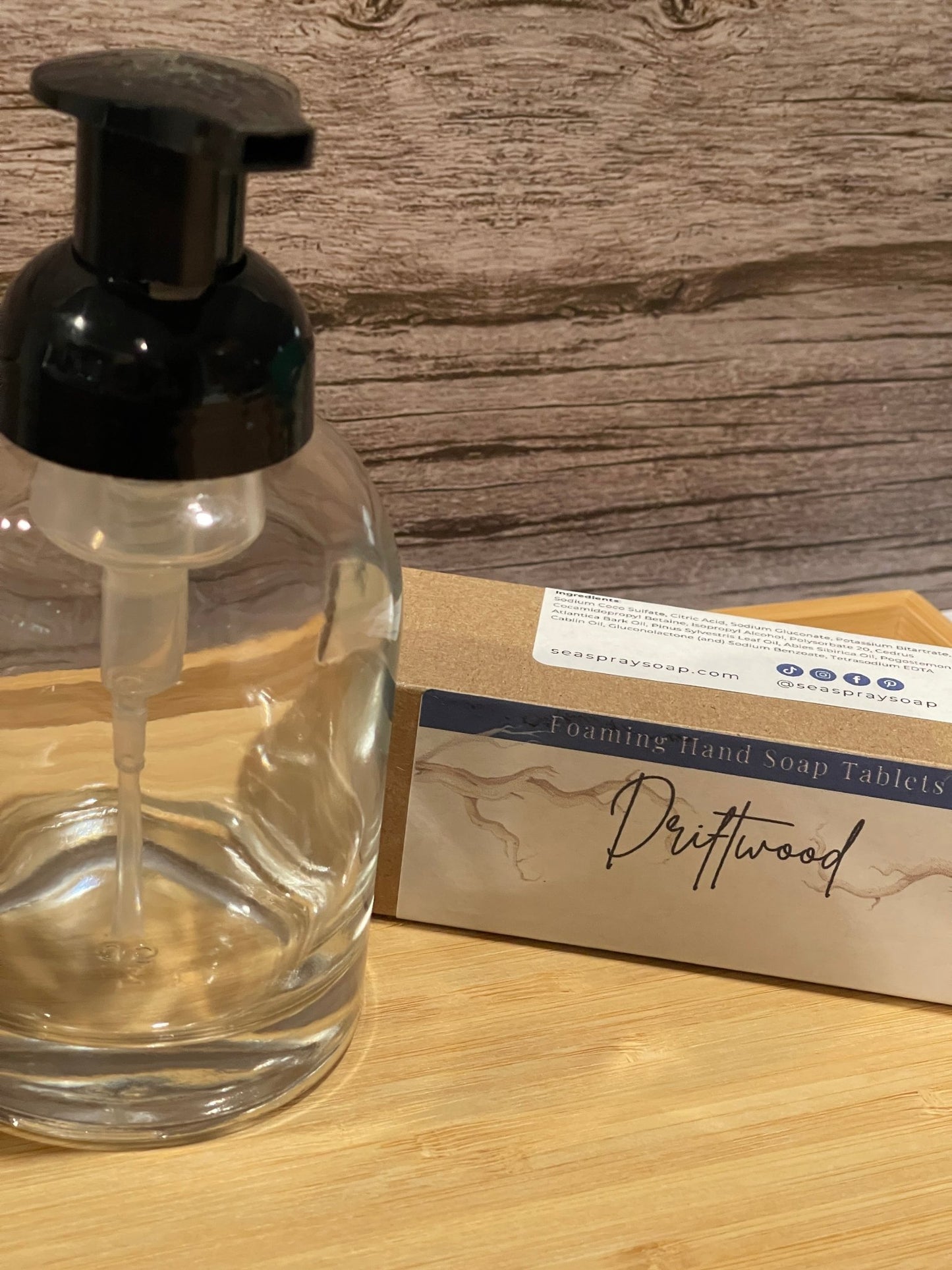 Foaming Hand Soap Tablet Starter Set - Sea Spray Soap