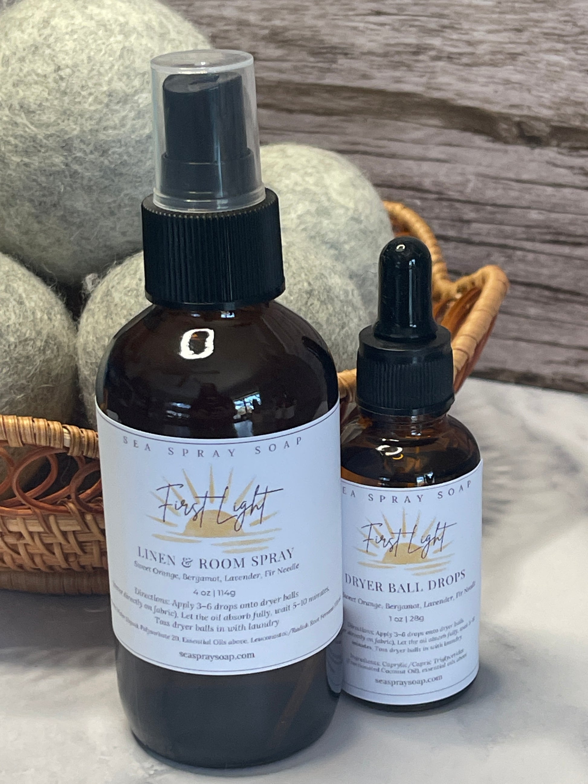 Dryer Ball Drops in First Light