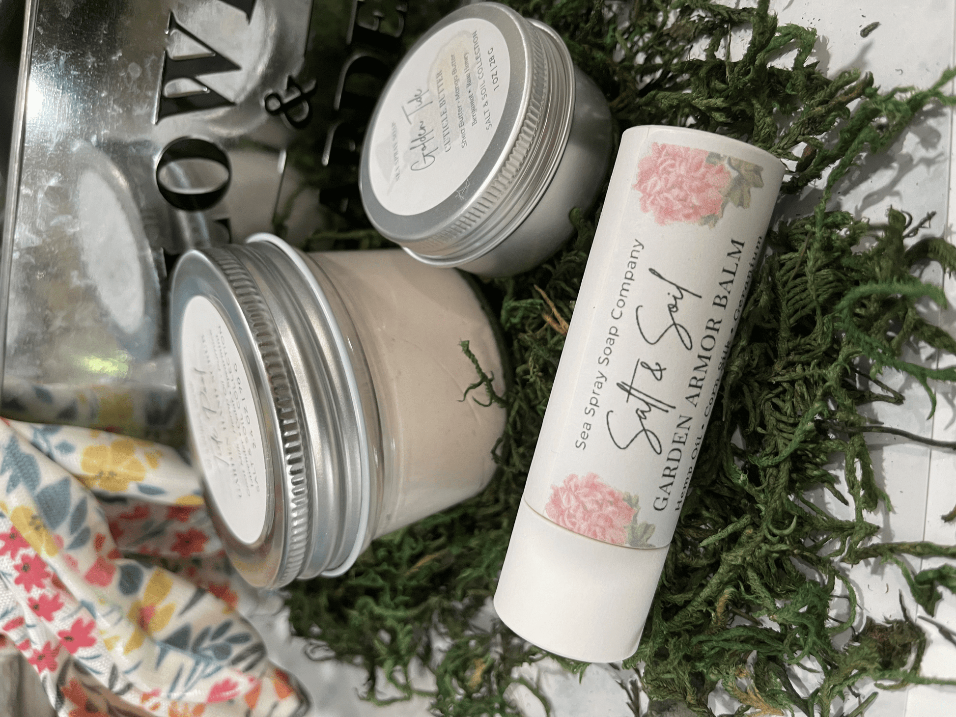 Gardener's Hand Care Gift Set - Sea Spray Soap