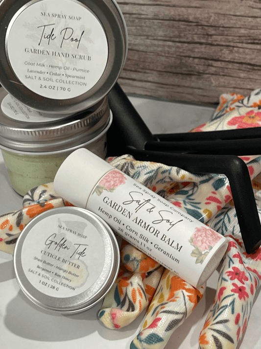 Gardener's Hand Care Gift Set - Sea Spray Soap