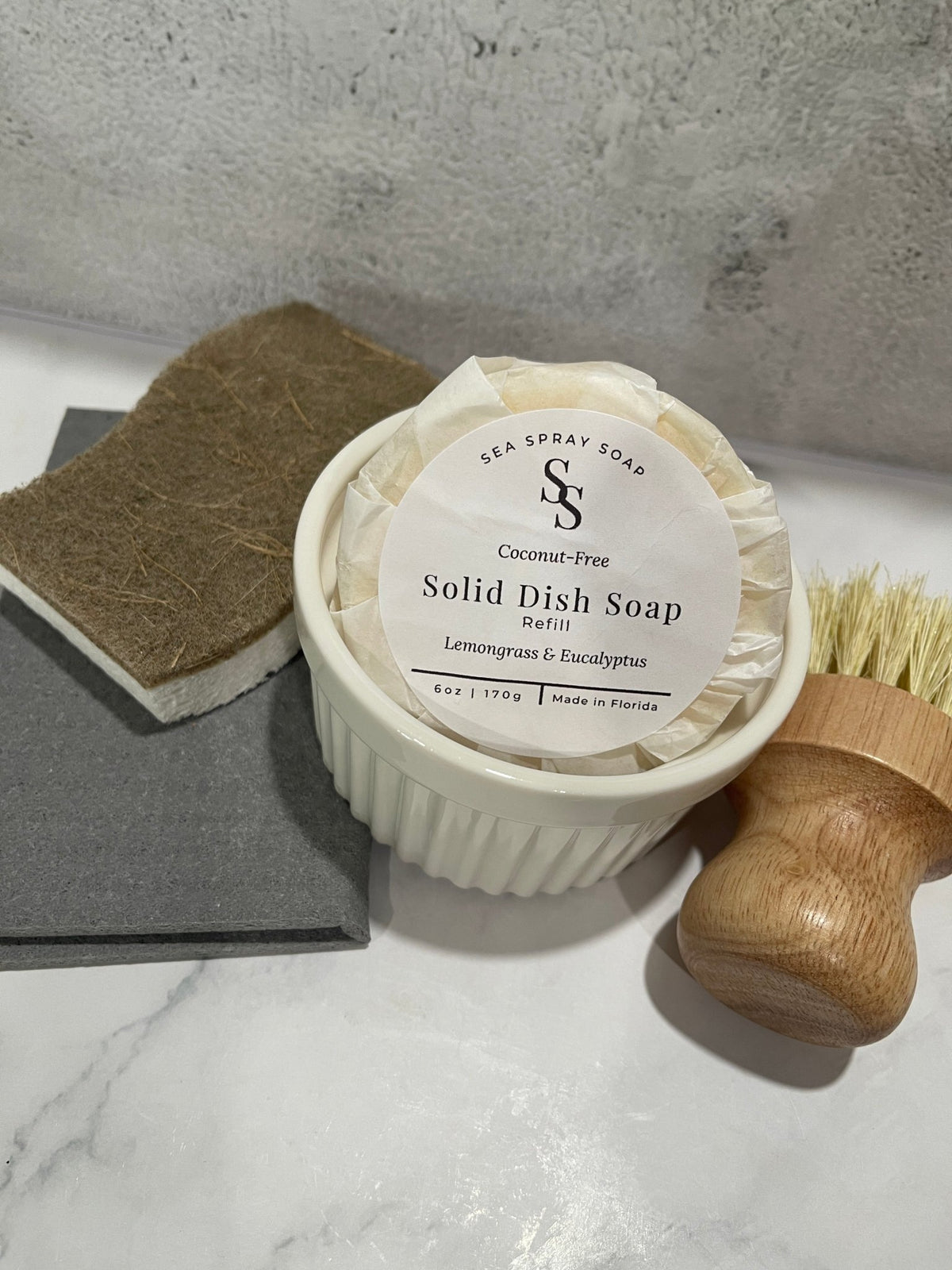 Coconut-Free Dish Soap Gift Set - Sea Spray Soap