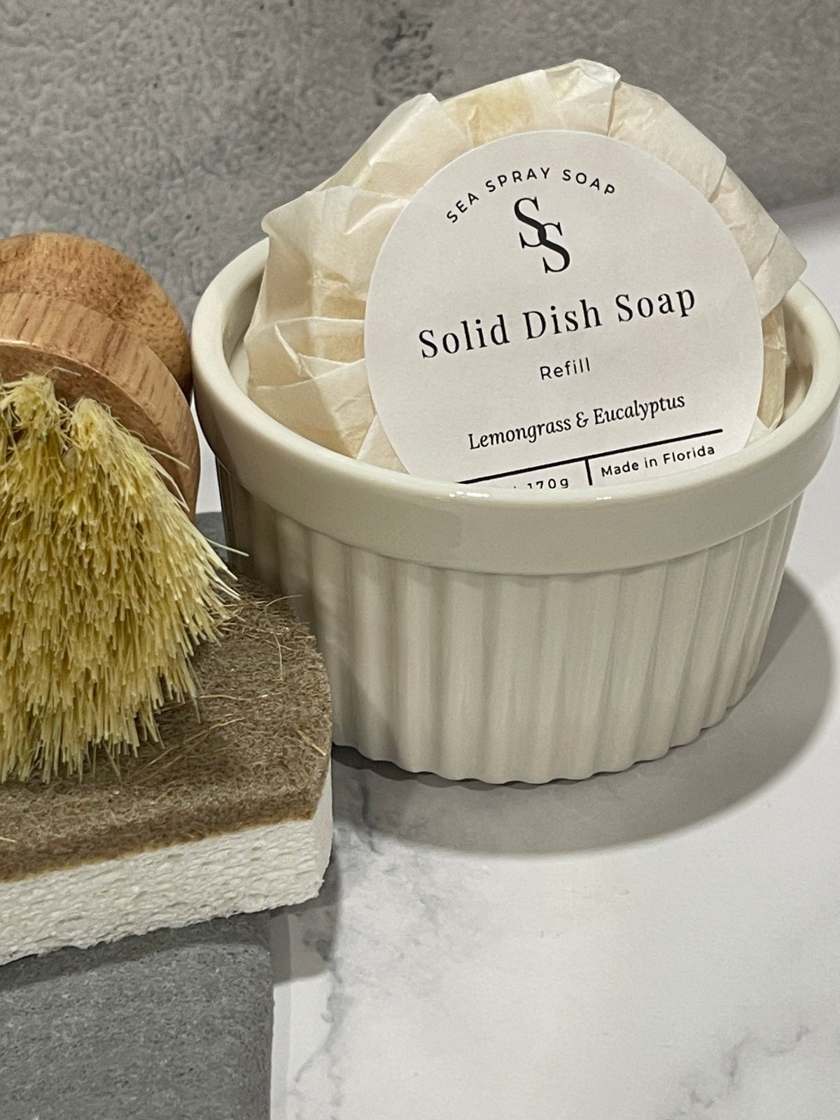 Coconut-Free Dish Soap Gift Set - Sea Spray Soap