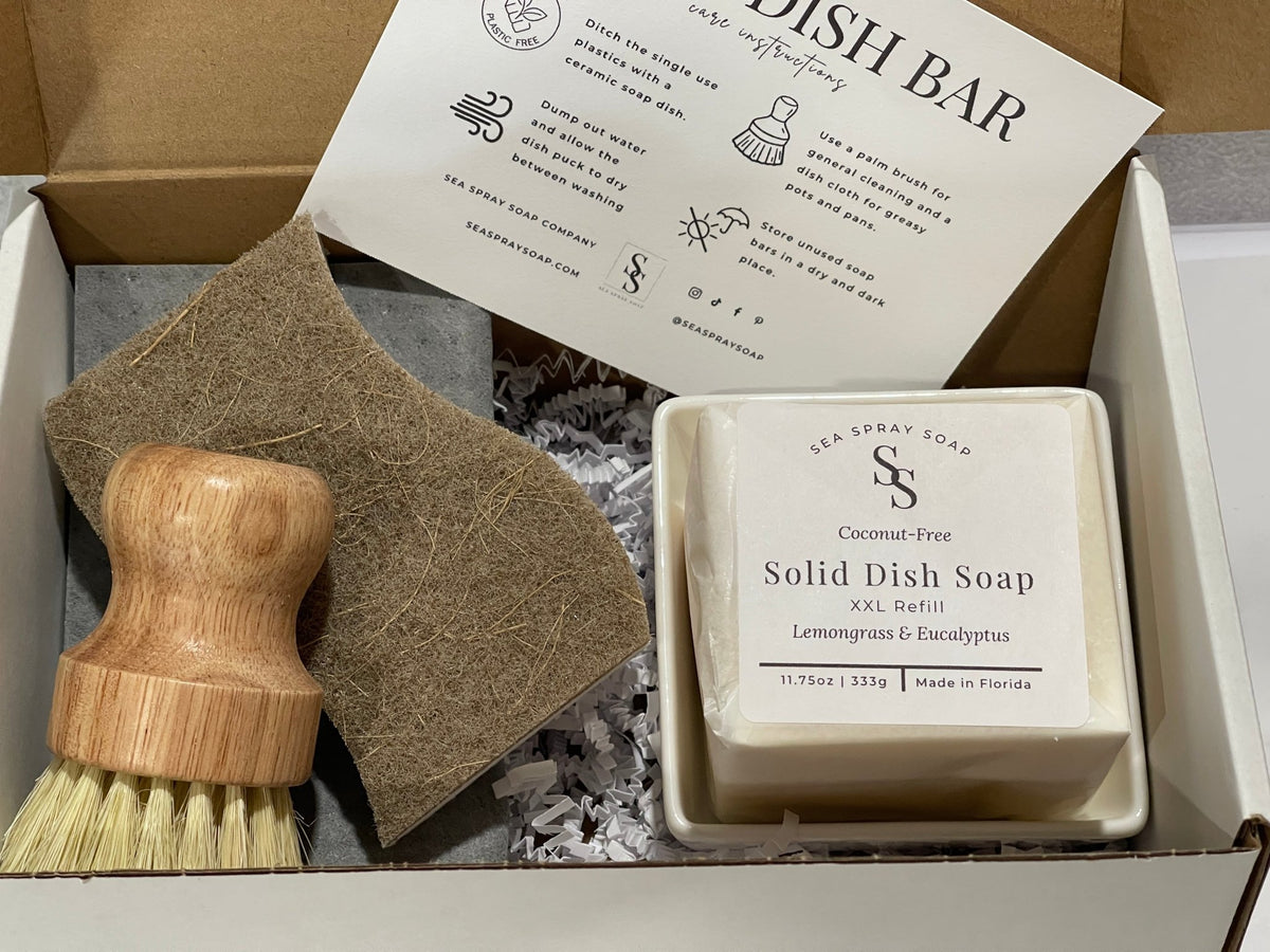 Coconut-Free Dish Soap Gift Set - Sea Spray Soap