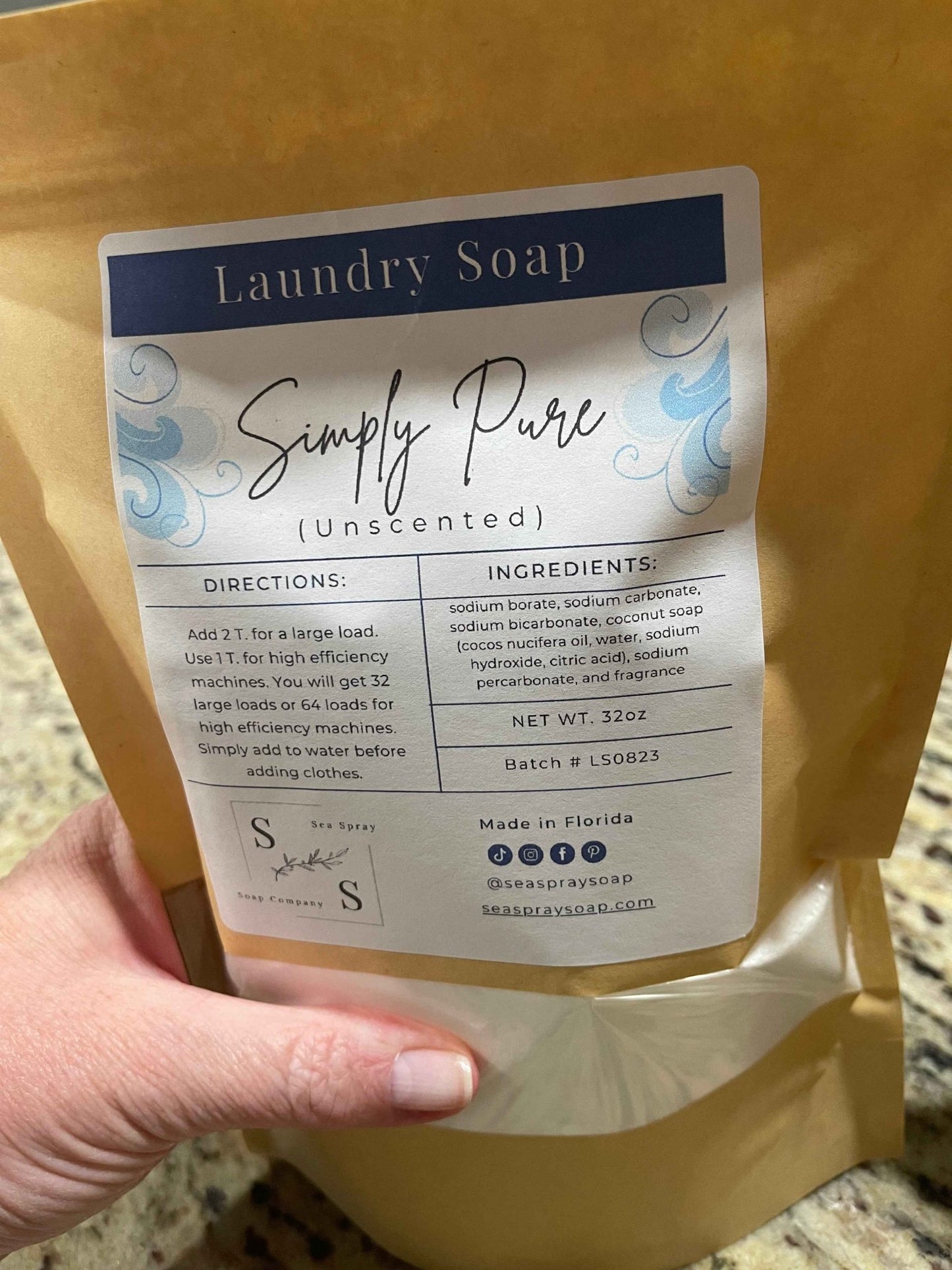 Monthly Laundry Soap Subscription - Sea Spray Soap