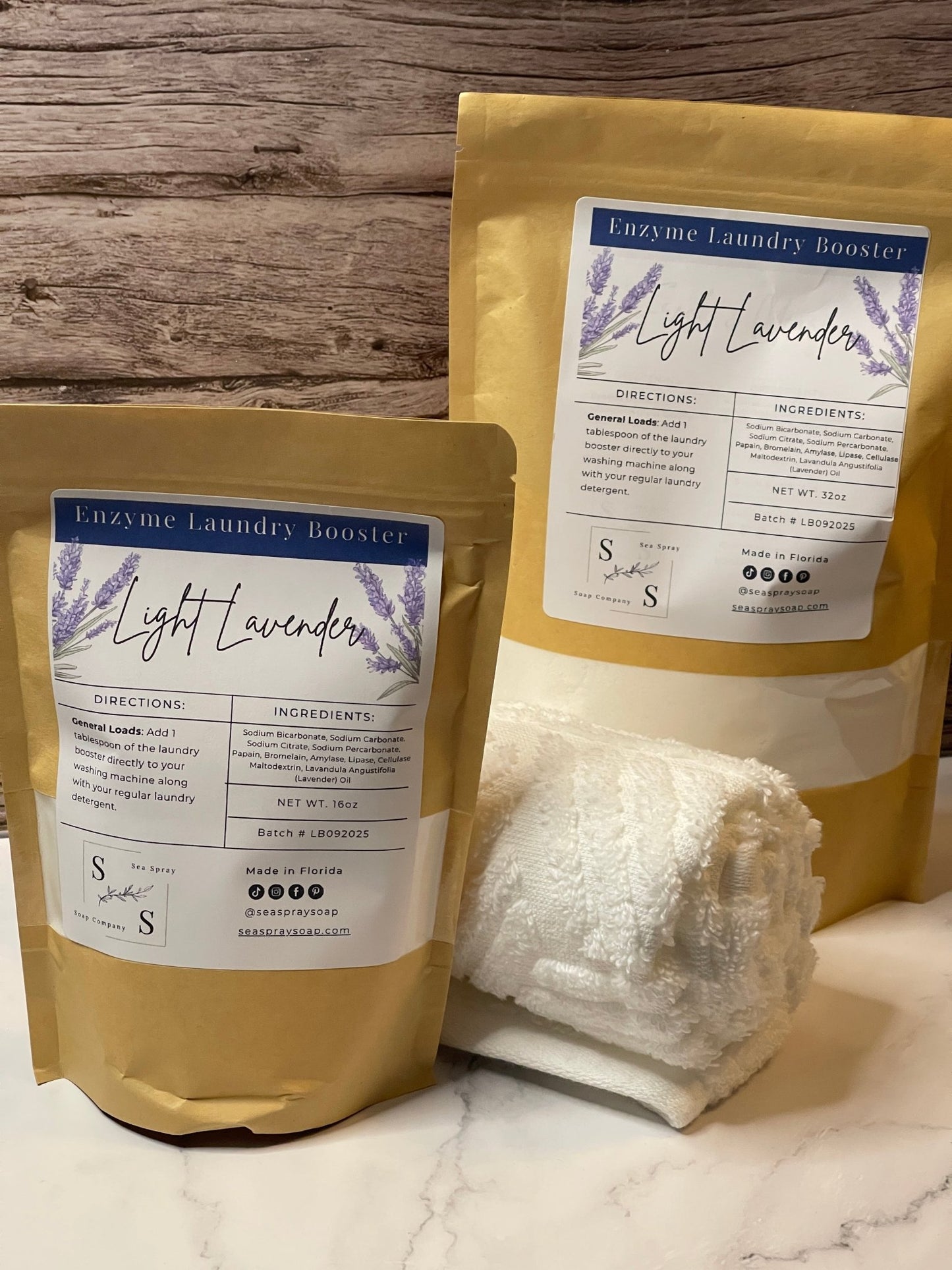 Natural Enzyme Laundry Booster - Sea Spray Soap