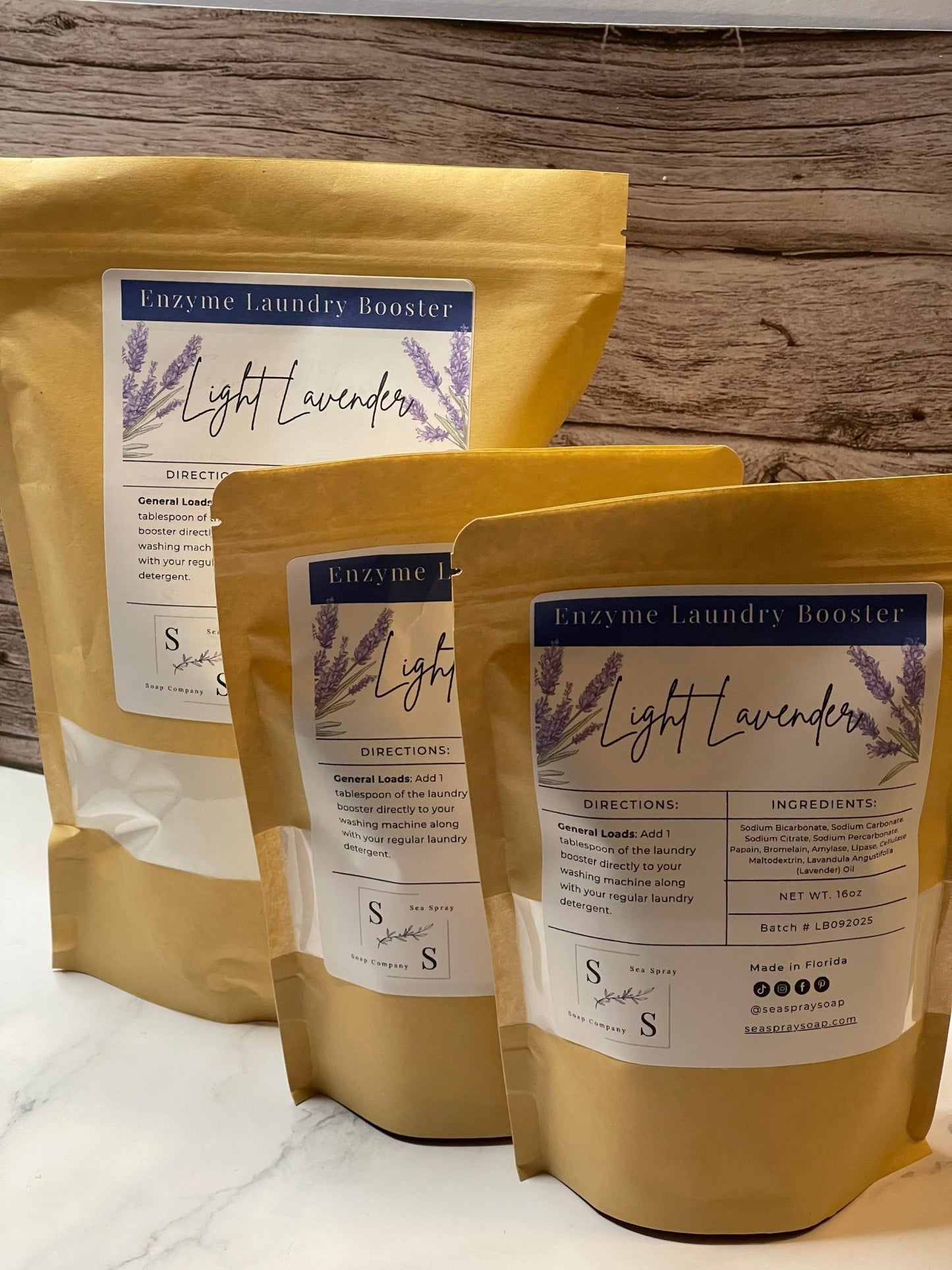 Natural Enzyme Laundry Booster - Sea Spray Soap