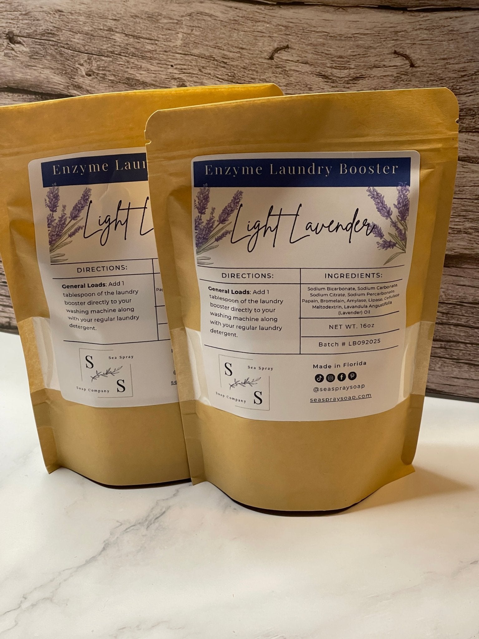 Enzyme Laundry Booster | 5-Enzyme Formula | Sea Spray Soap