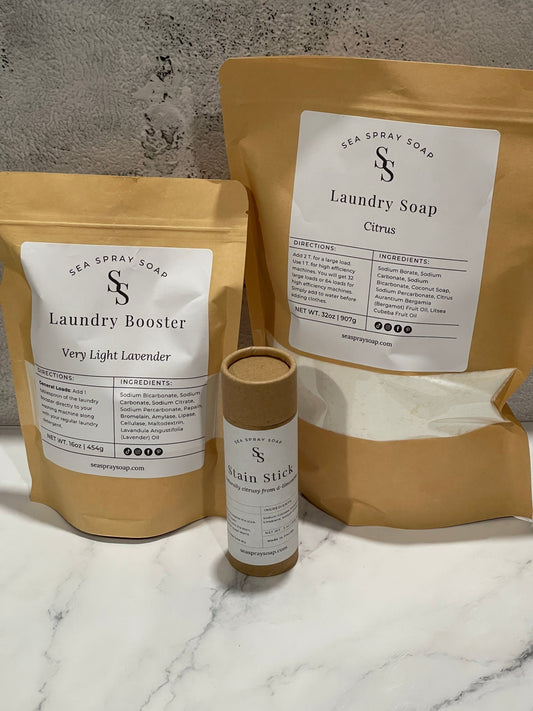 Natural Laundry Starter Kit - Sea Spray Soap