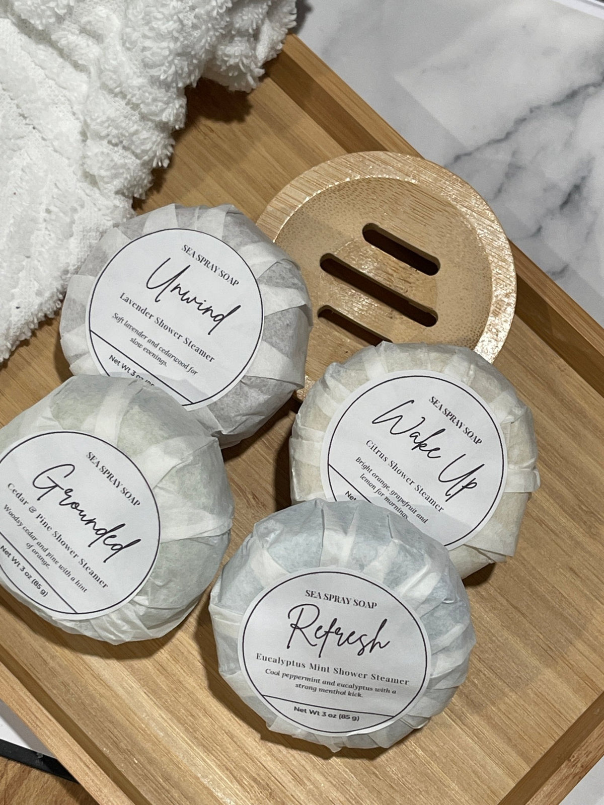 Shower Steamer Gift Set - Sea Spray Soap