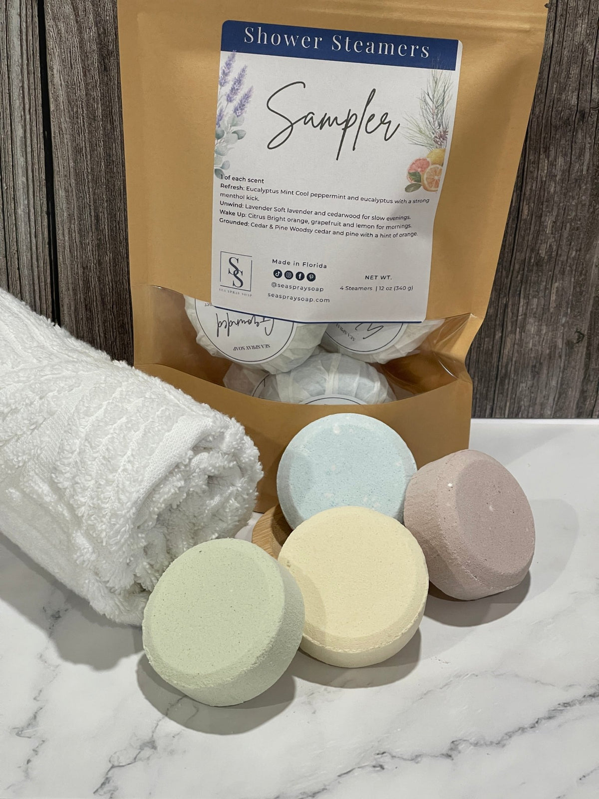 Shower Steamers - Sea Spray Soap