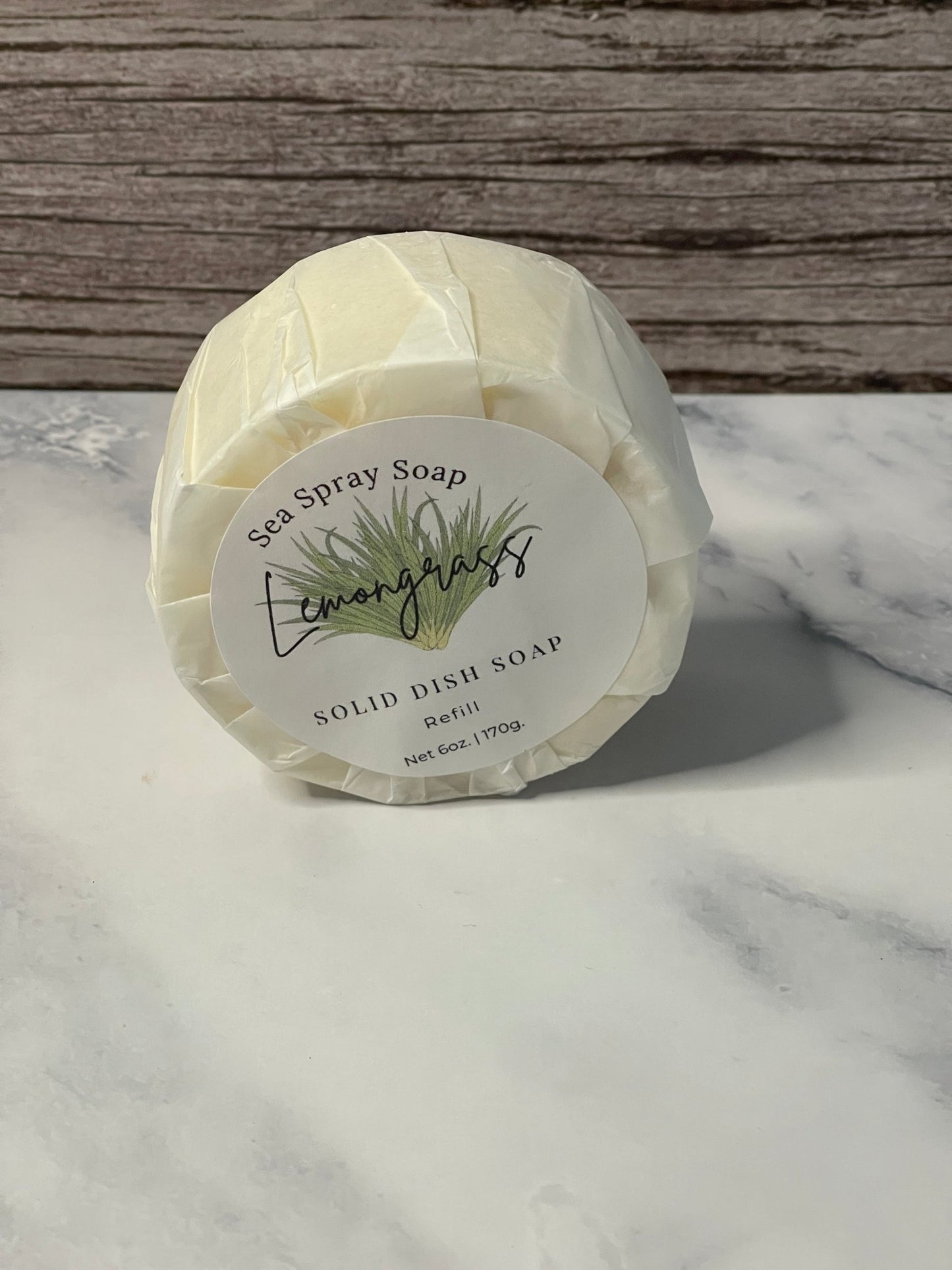 Solid Dish Soap Bar Refill - 6 oz - Sea Spray Soap