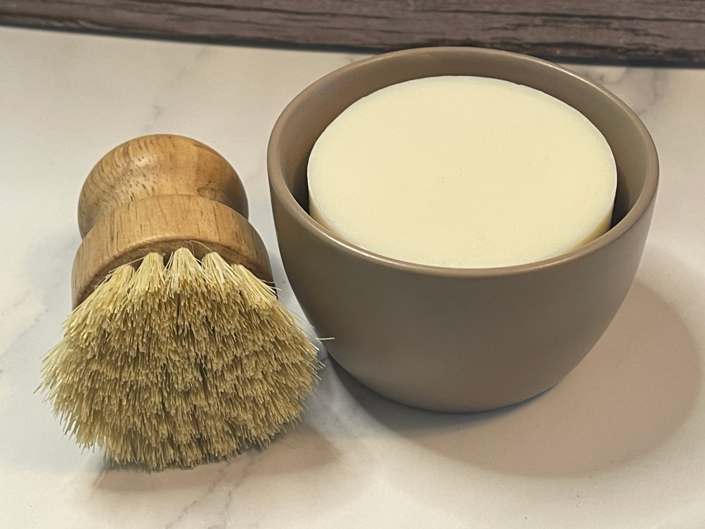 palm brush tan solid dish soap dish and refill puck