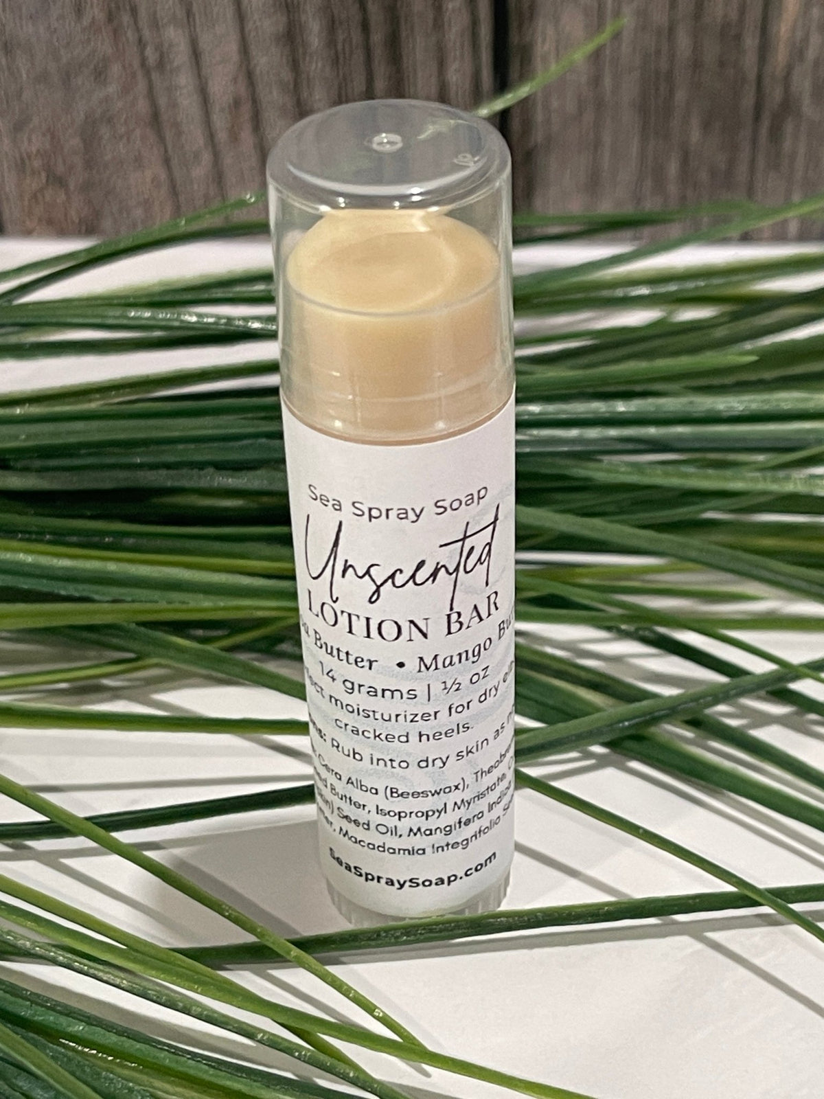 Solid Lotion Bar: Tin or Twist-Up Stick - Sea Spray Soap