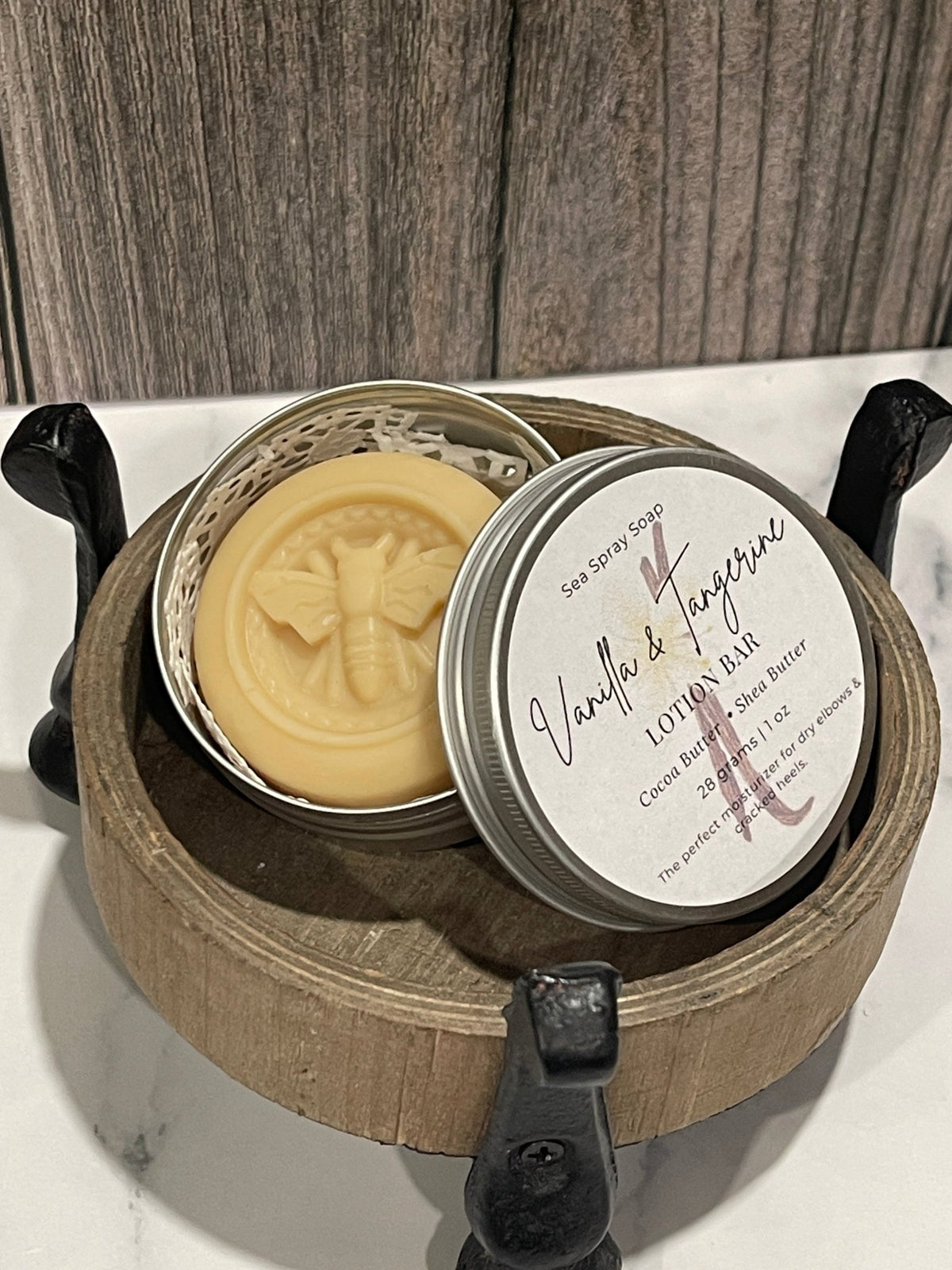 Solid Lotion Bar: Tin or Twist-Up Stick - Sea Spray Soap