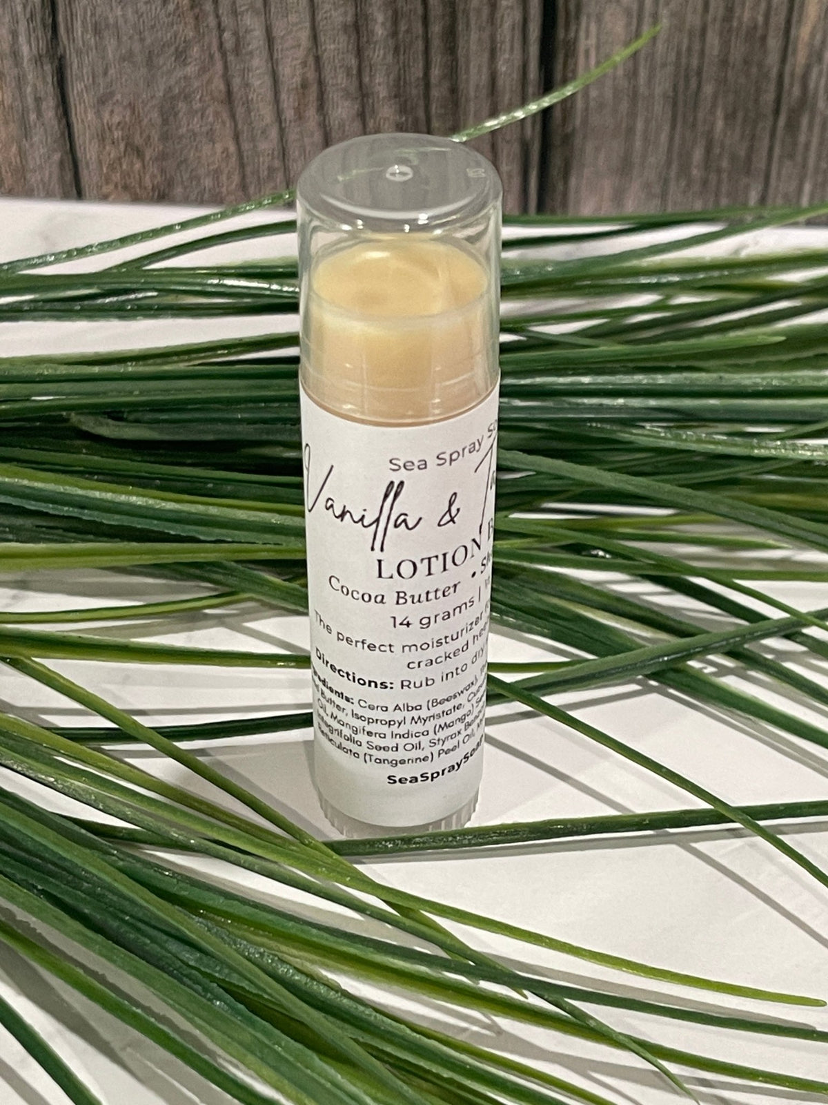 Solid Lotion Bar: Tin or Twist-Up Stick - Sea Spray Soap