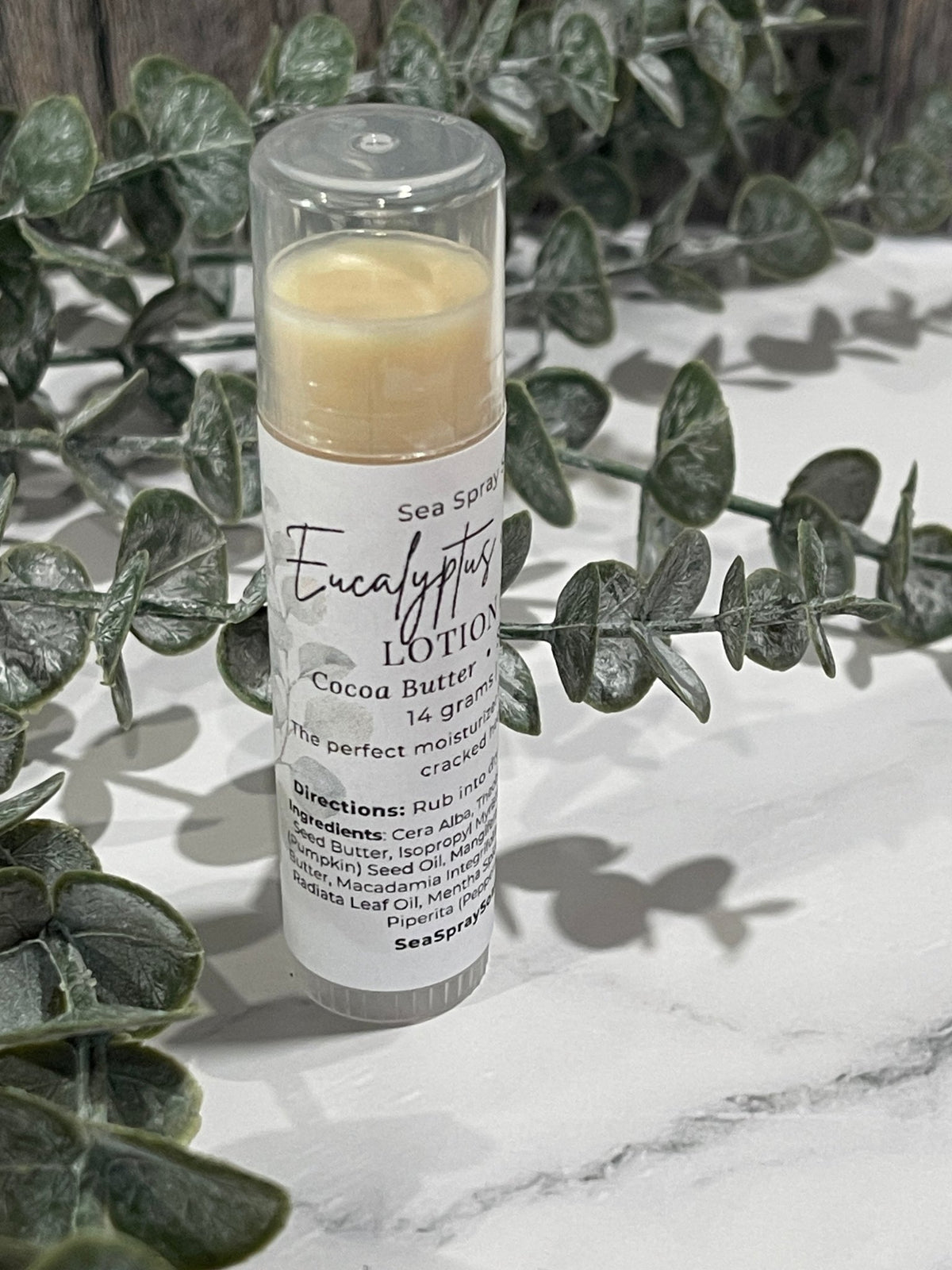 Solid Lotion Bar: Tin or Twist-Up Stick - Sea Spray Soap