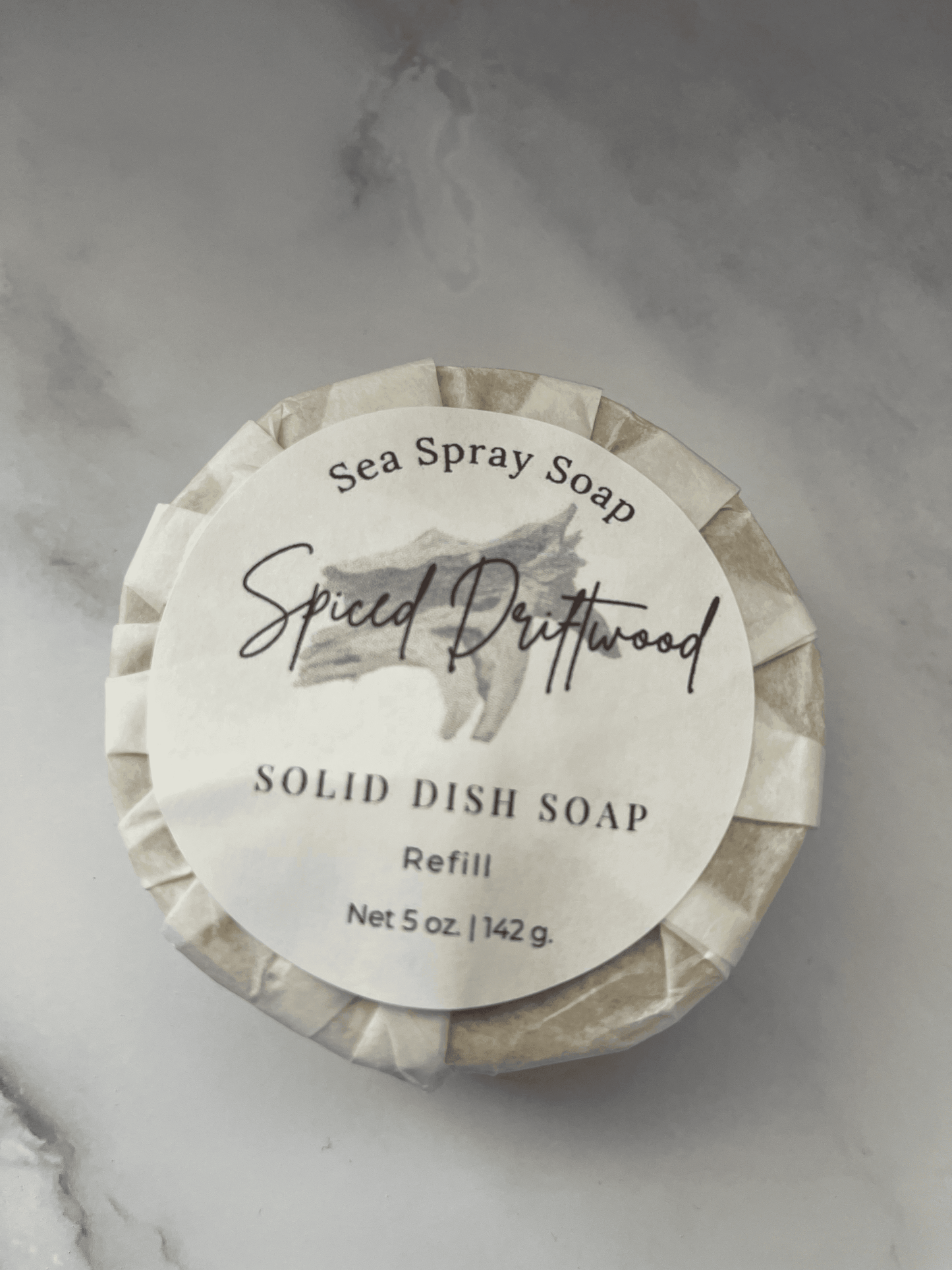 Solid Dish Soap Refill - Sea Spray Soap