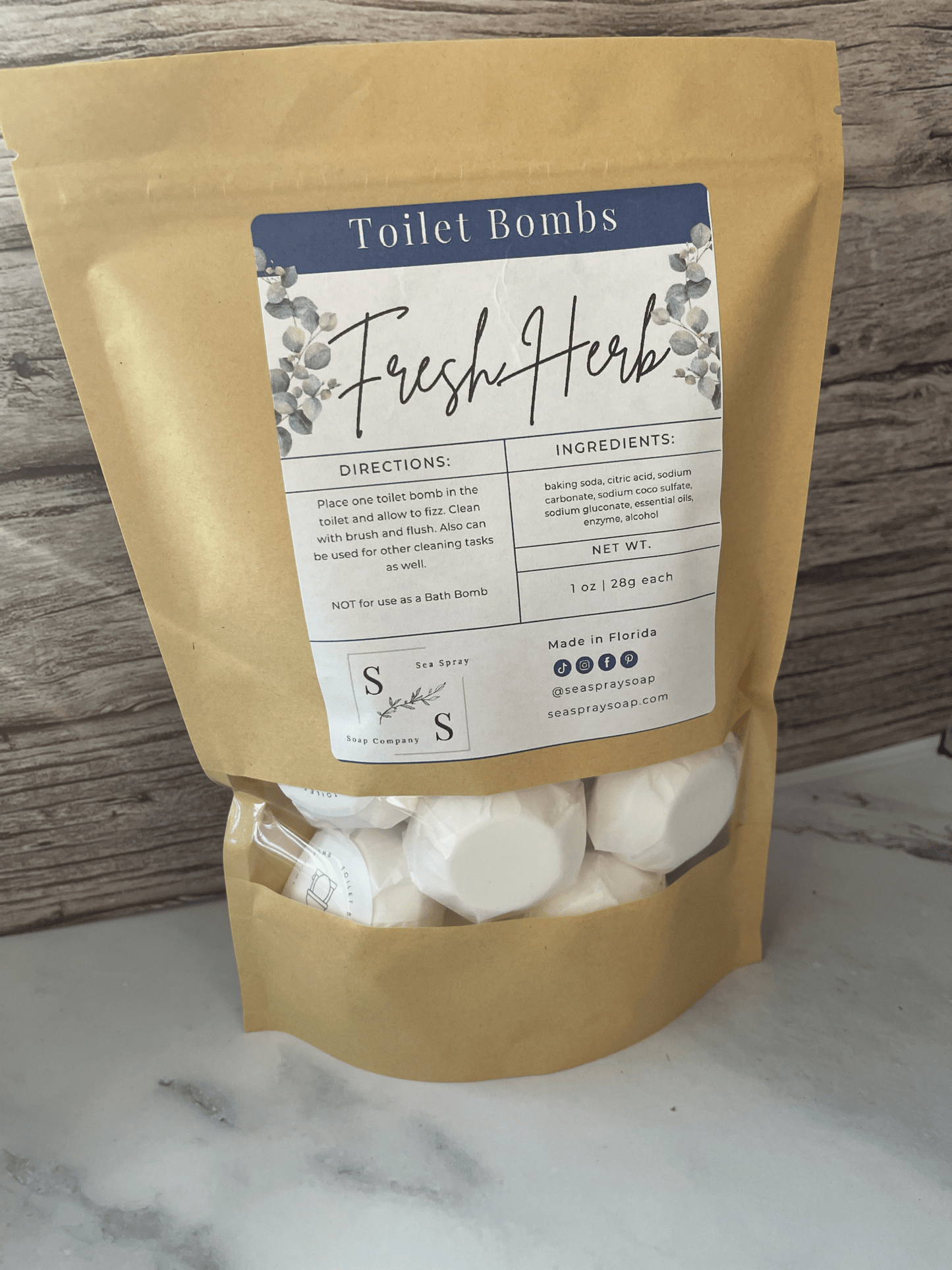 Toilet Bombs - Sea Spray Soap