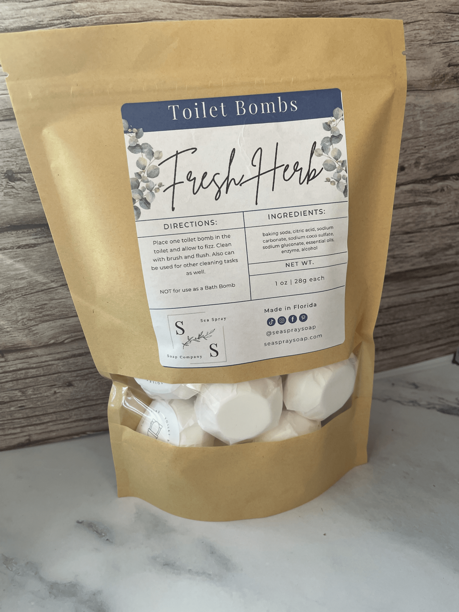 Toilet Bombs - Sea Spray Soap
