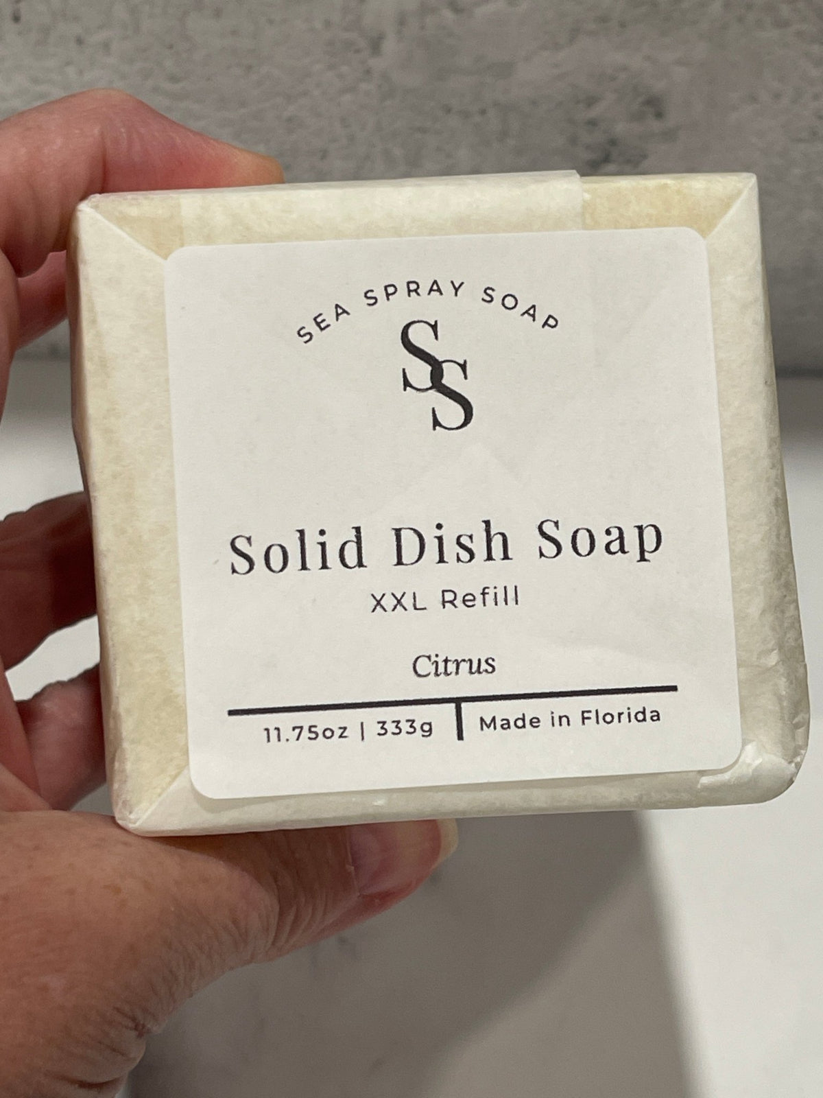 XXL Solid Dish Soap Bar - Sea Spray Soap