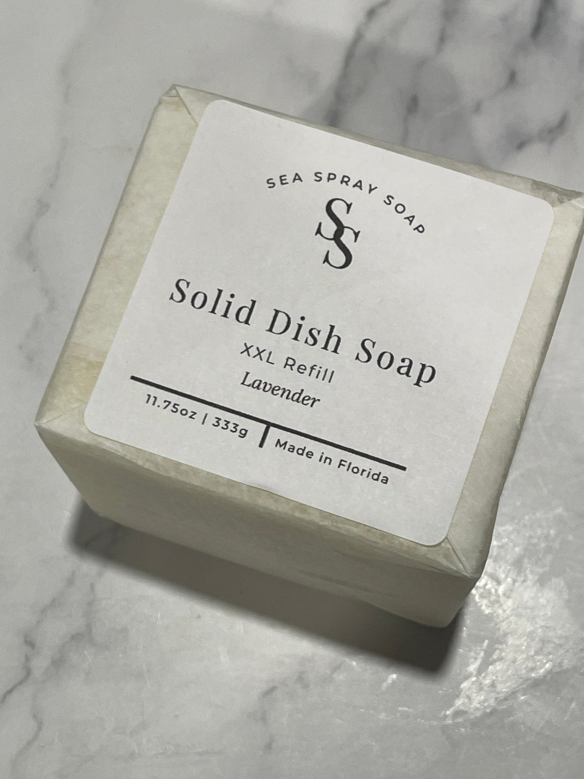 XXL Solid Dish Soap Bar - Sea Spray Soap