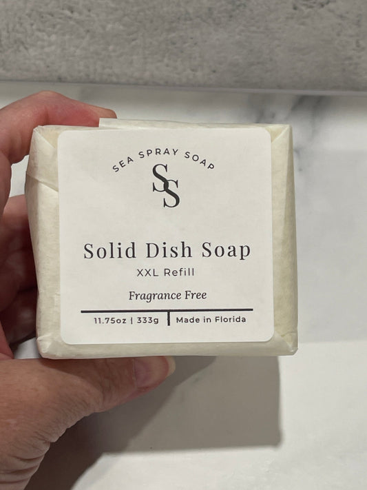 XXL Solid Dish Soap Bar - Sea Spray Soap