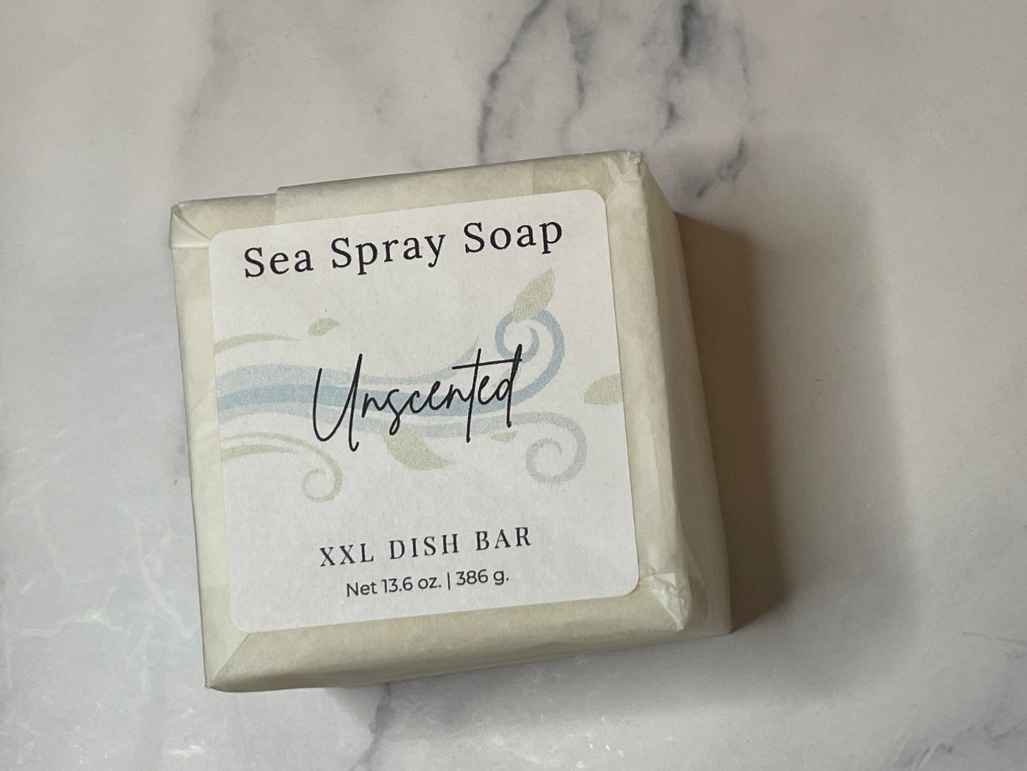 XXL Solid Dish Soap Bar (13.6oz) - Sea Spray Soap