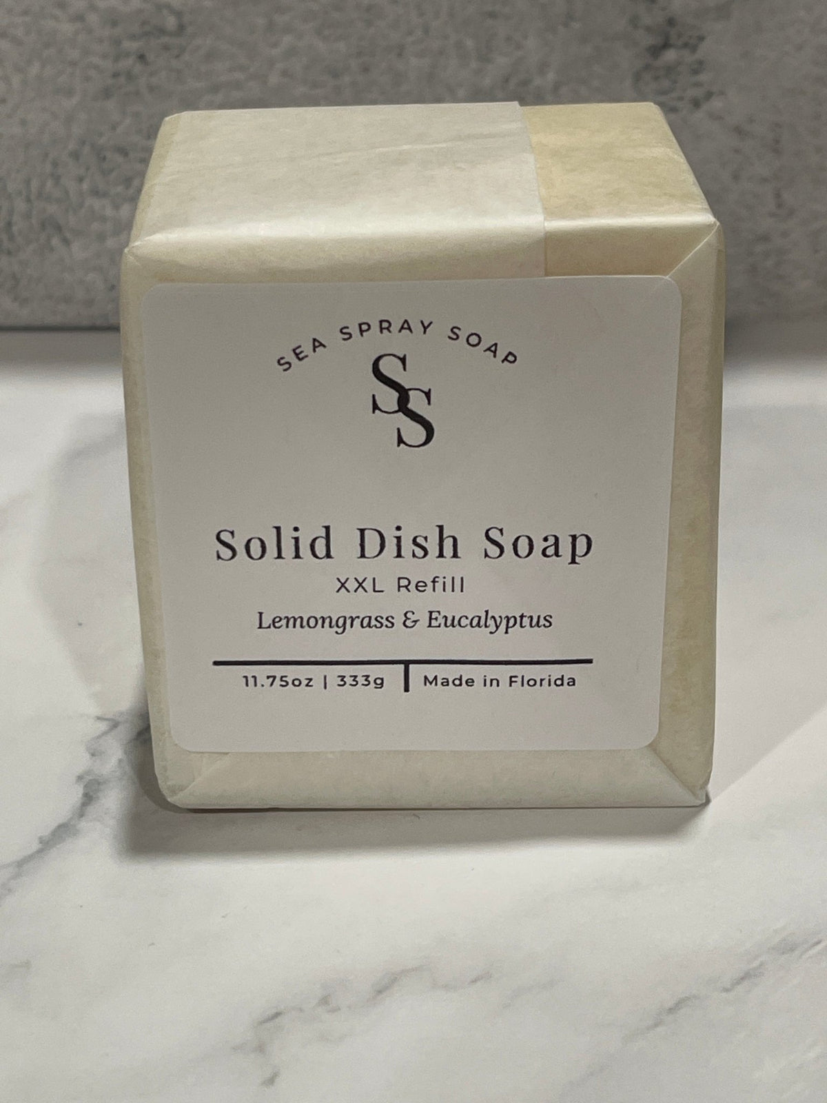 XXL Solid Dish Soap Bar - Sea Spray Soap