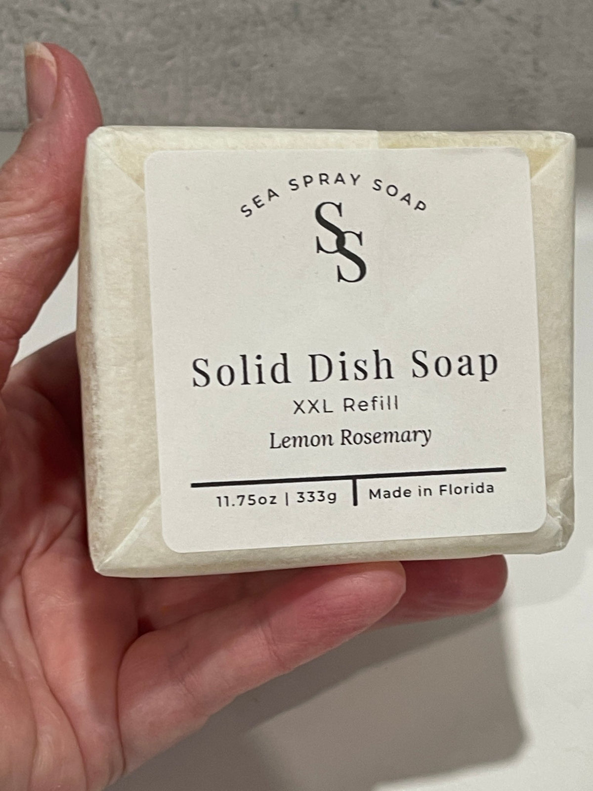XXL Solid Dish Soap Bar - Sea Spray Soap