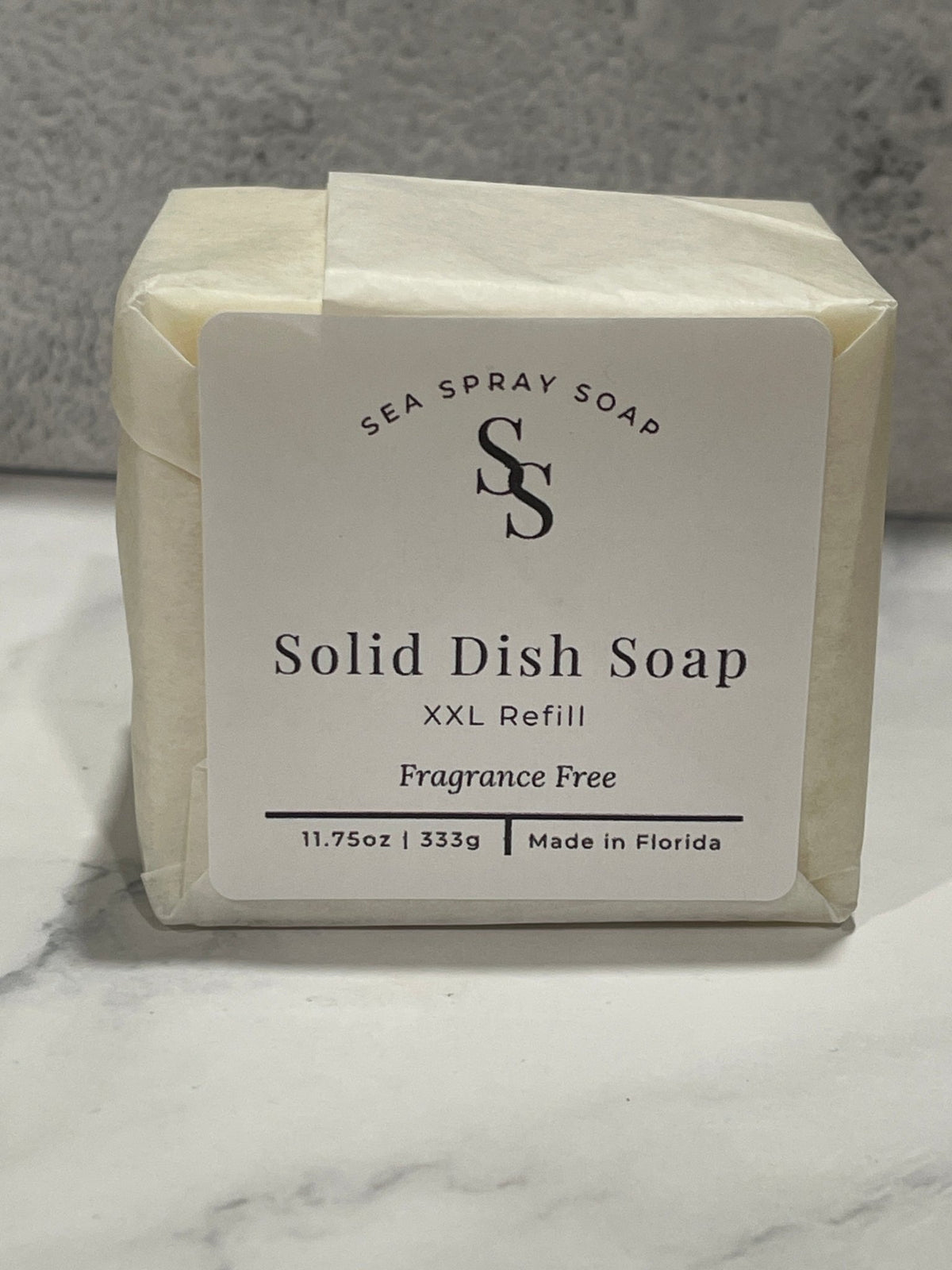 XXL Solid Dish Soap Bar - Sea Spray Soap