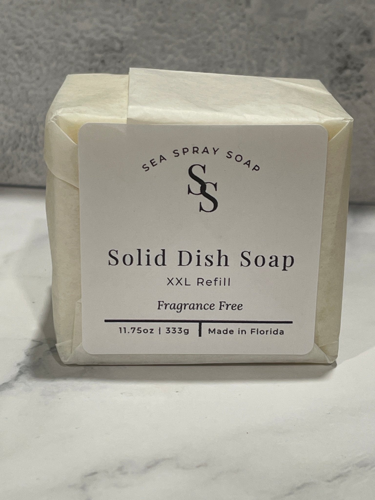 XXL Solid Dish Soap Bar - Sea Spray Soap
