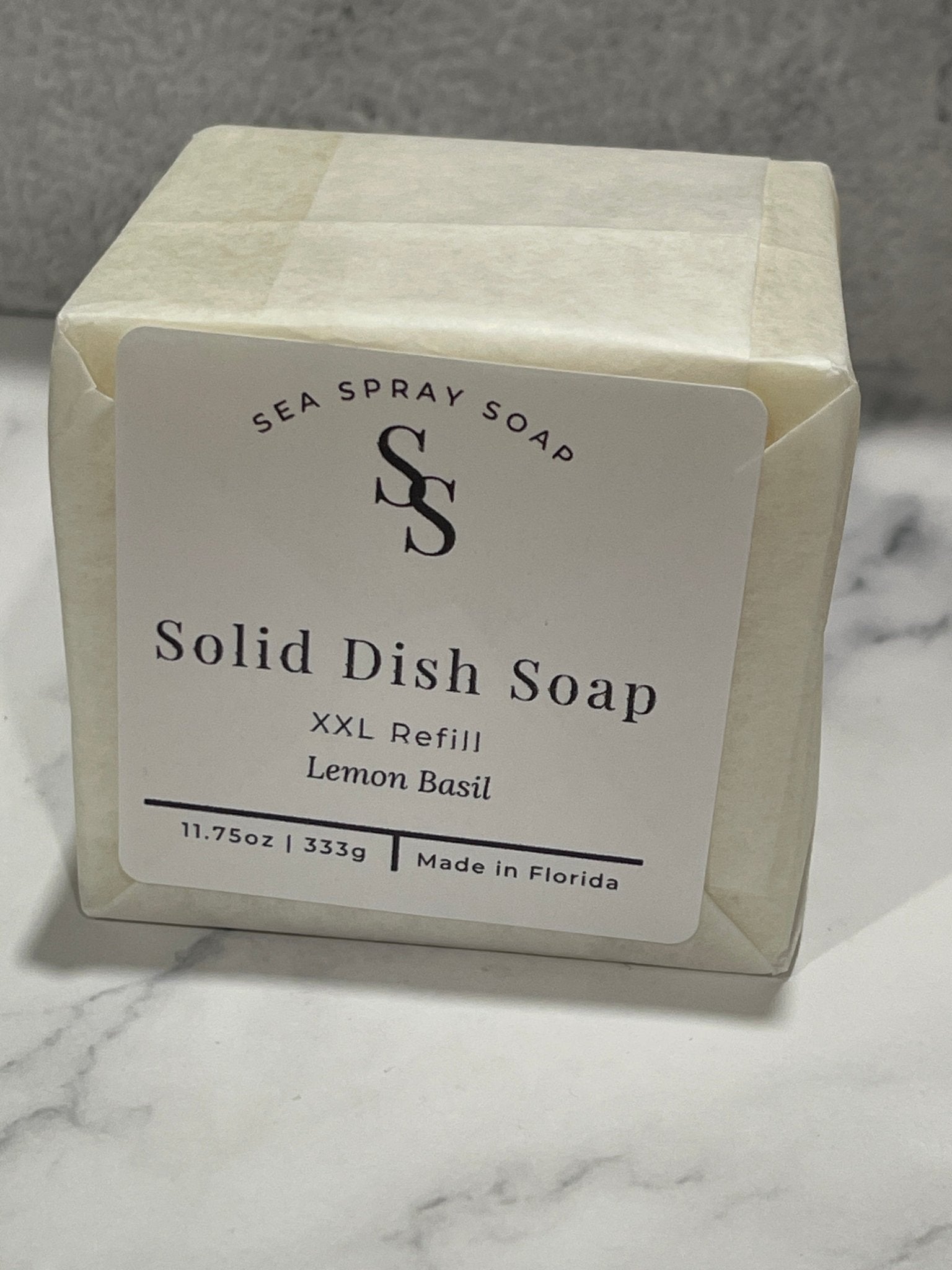 XXL Solid Dish Soap Bar - Sea Spray Soap